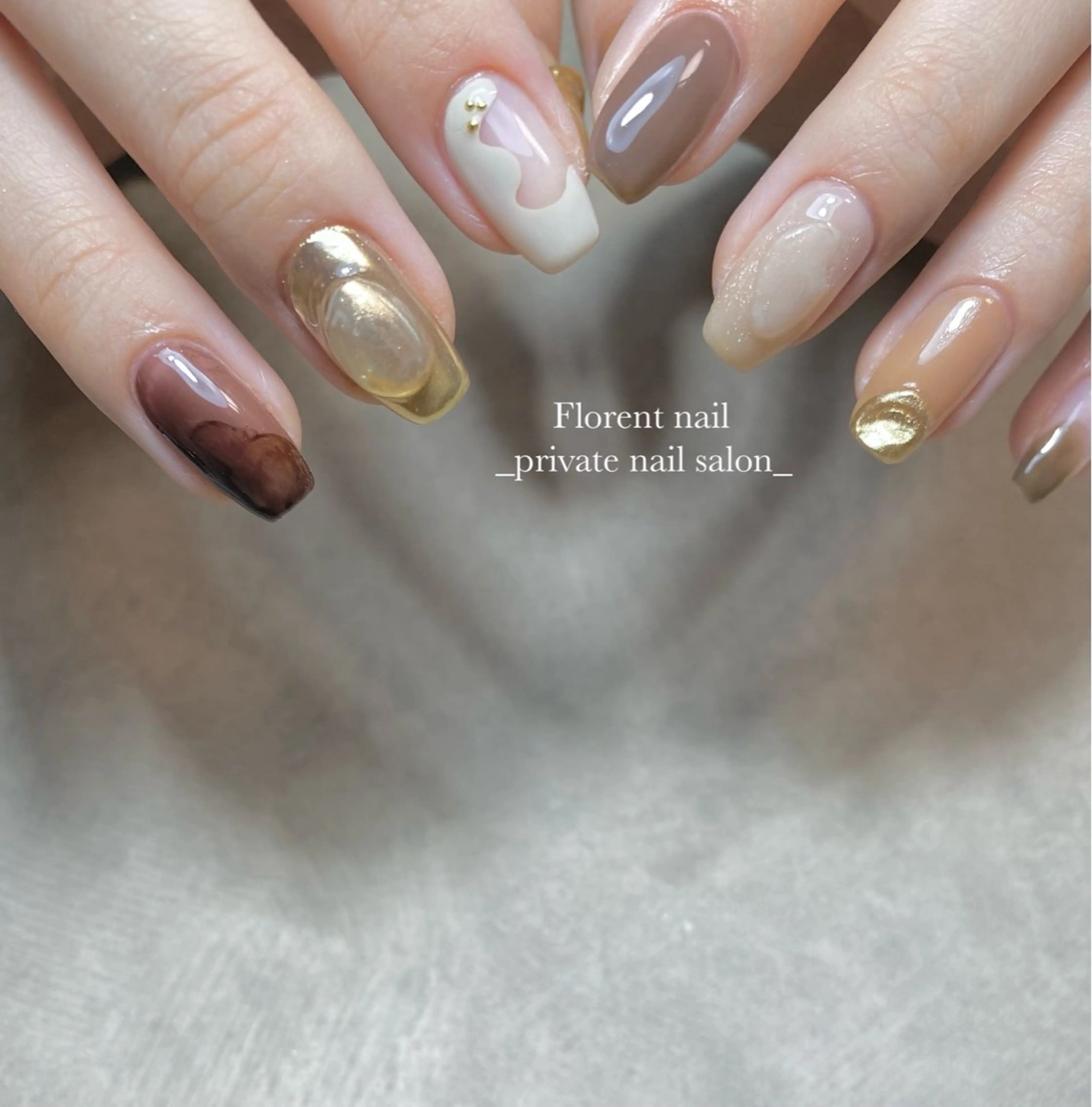 ネイル ハンドネイル florent nailのネイルデザイン