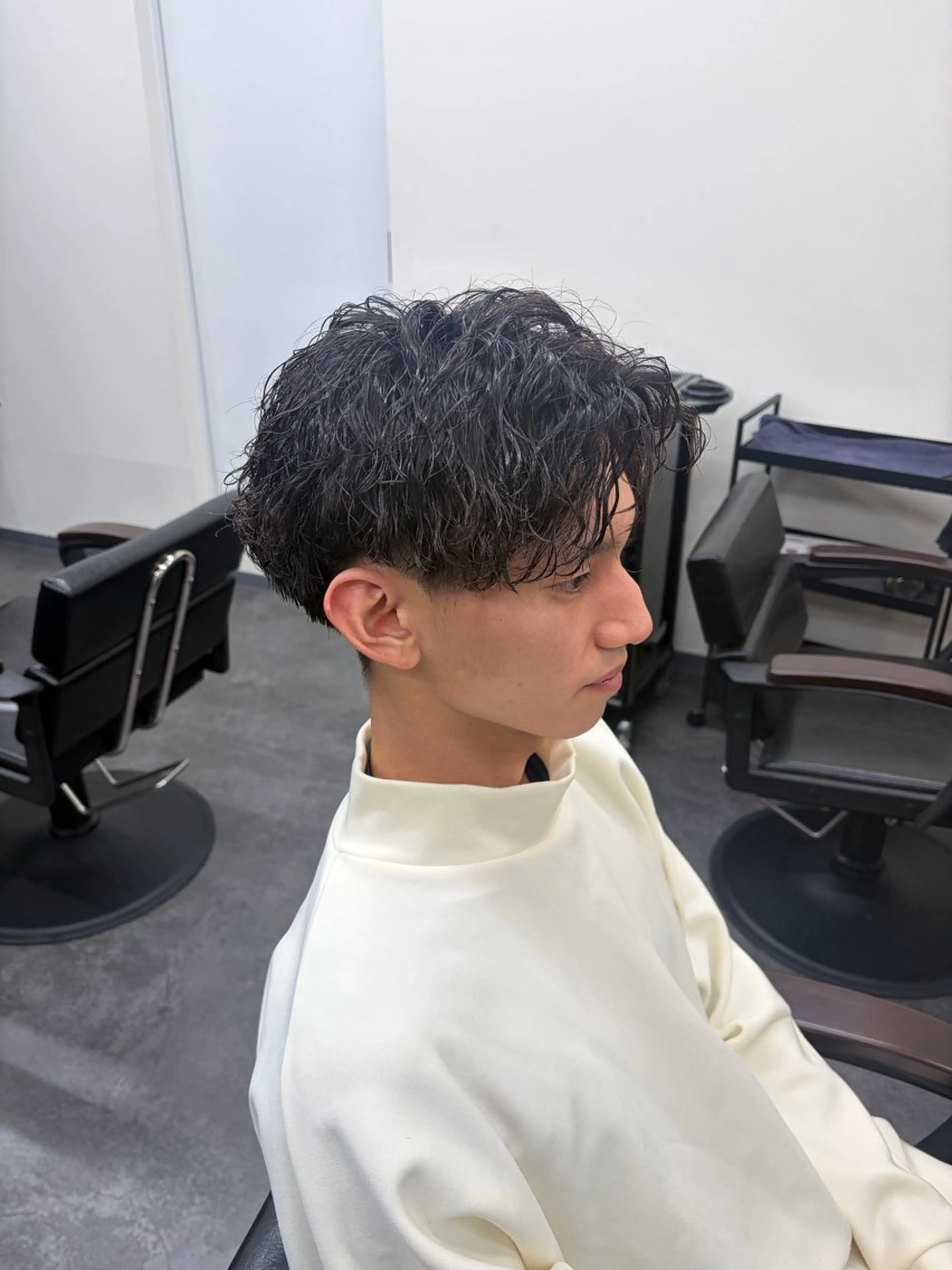 パーマ メンズ カット パーマ 柏メンズカットパーマ NO.1タイチのヘアスタイル