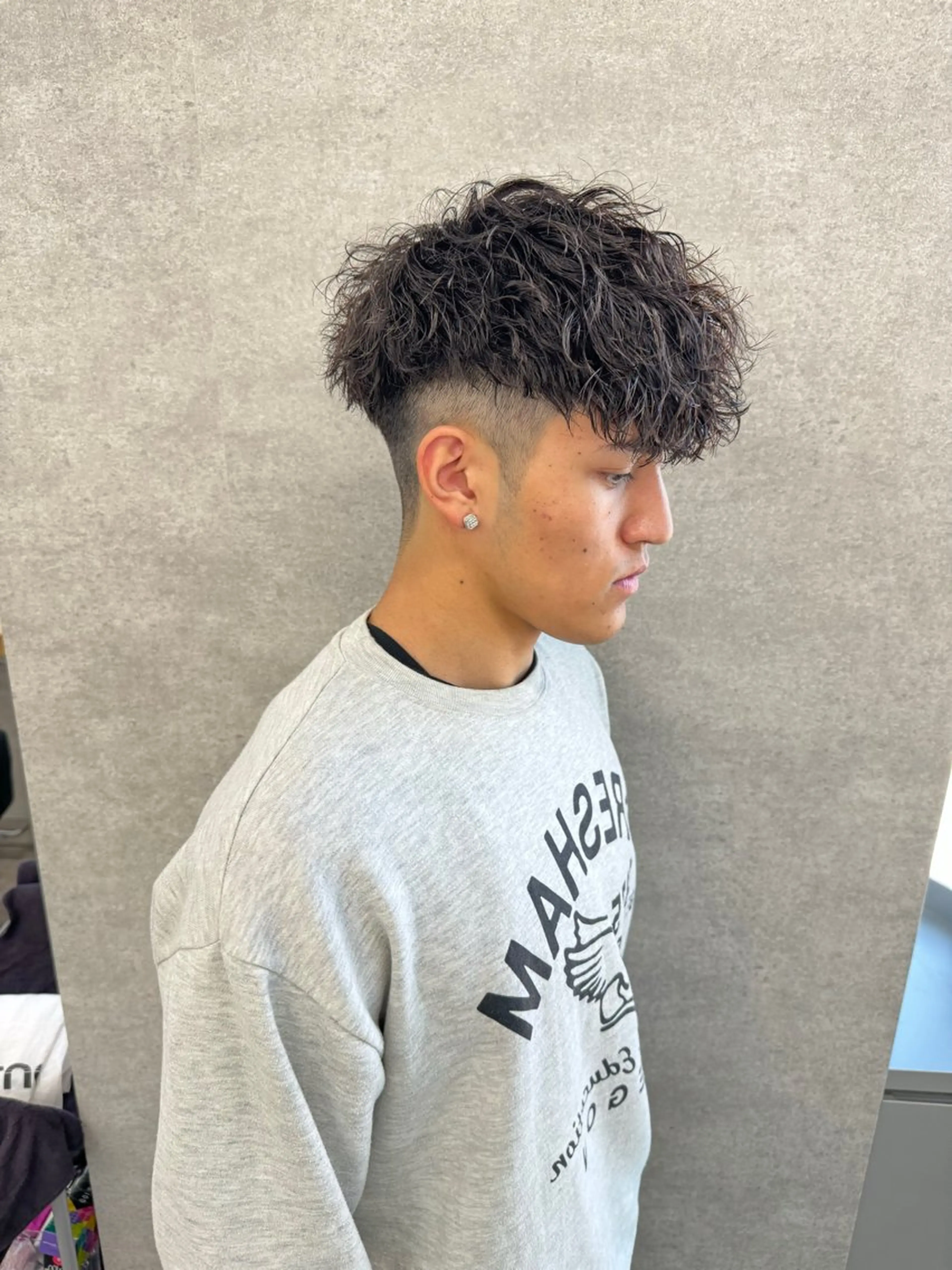 パーマ メンズ カット パーマ 🌟あゆ🌟 女子ウケスタイルのヘアスタイル