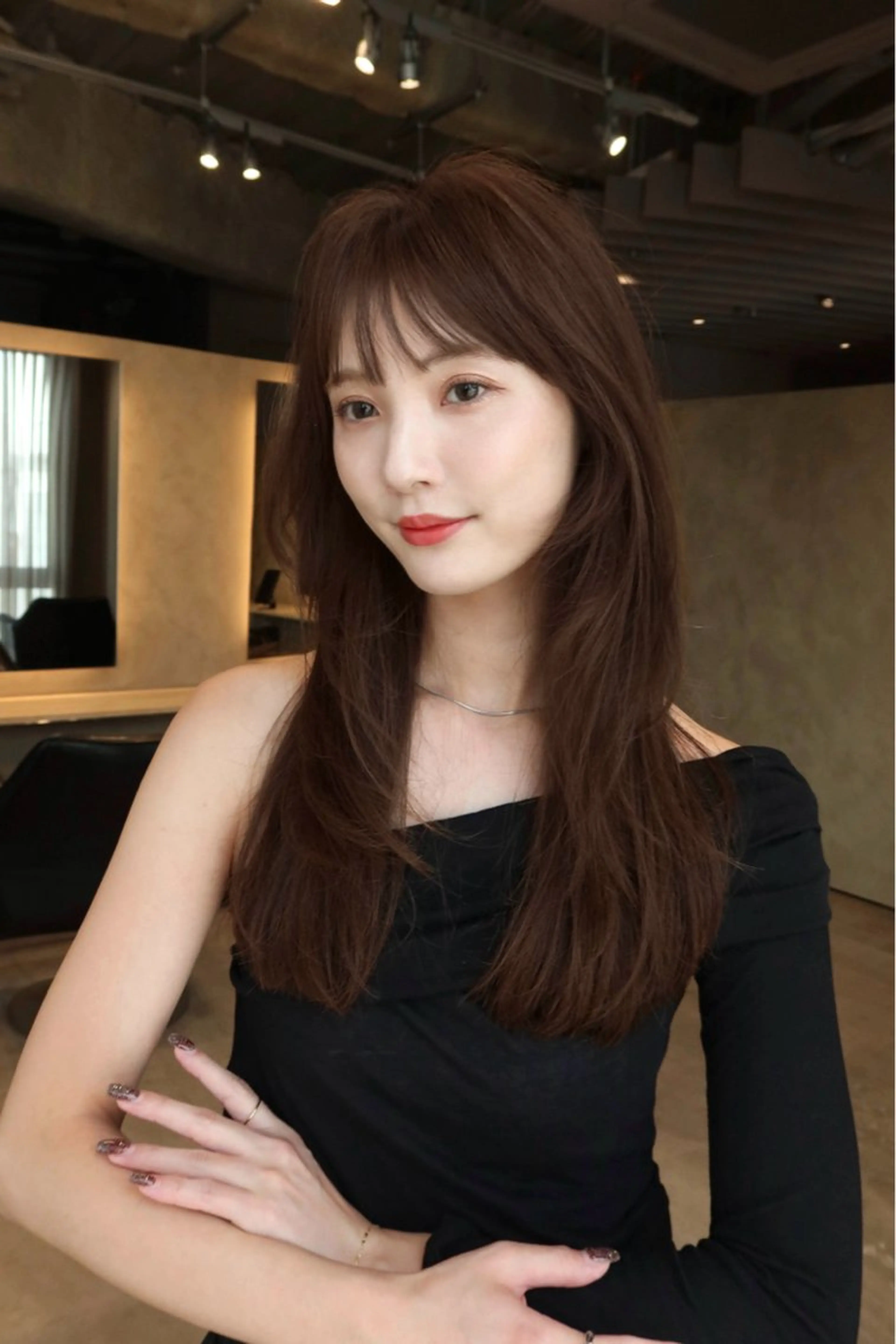 ロング レイヤーカット LEANE THE TOKYO所属・大人レイヤー 🍃外苑前/荒谷進介のヘアスタイル