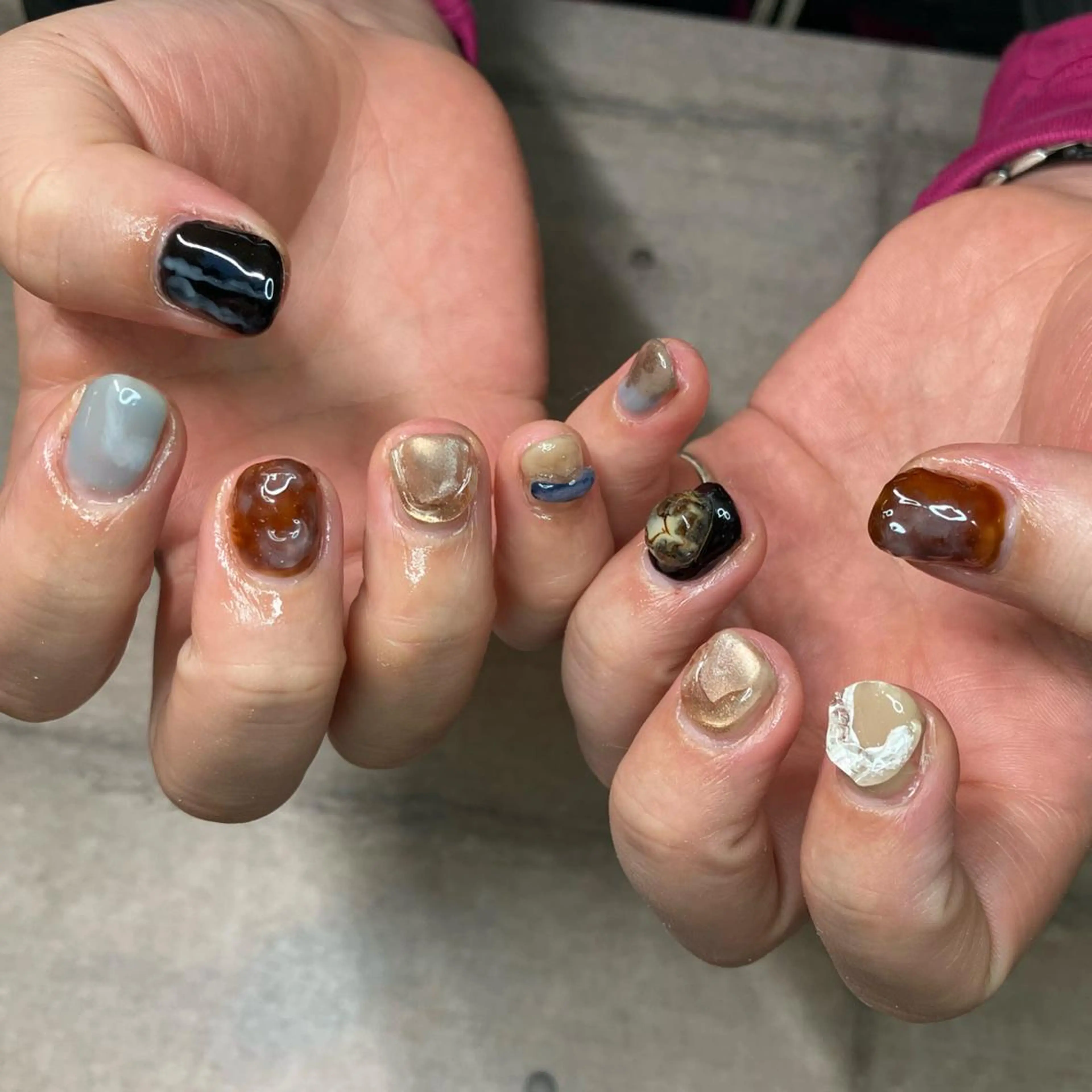 ネイル ニュアンスネイル nail salon mのネイルデザイン