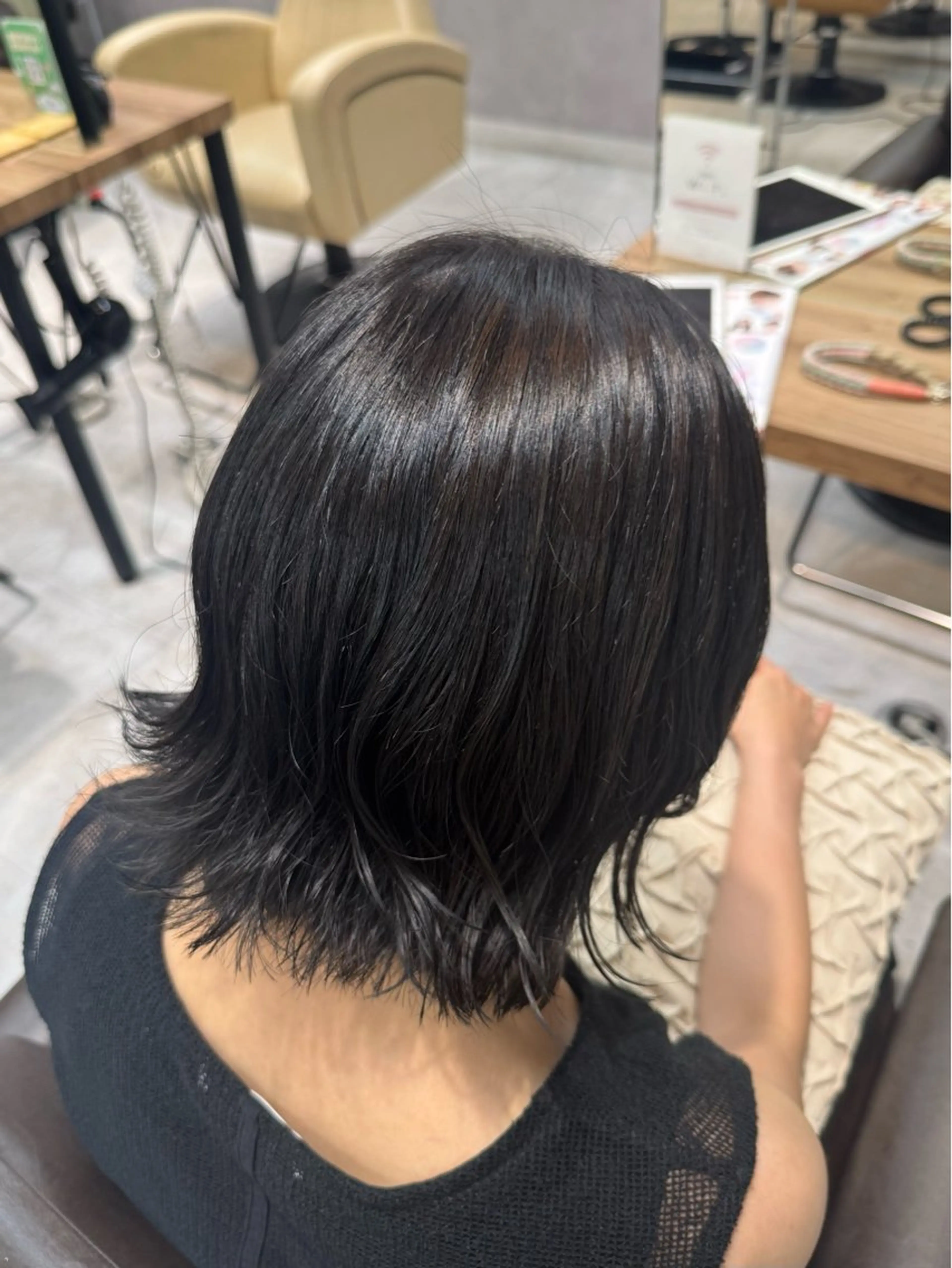 カラー 🫧顔まわりカット 🫧山中沙希のヘアスタイル