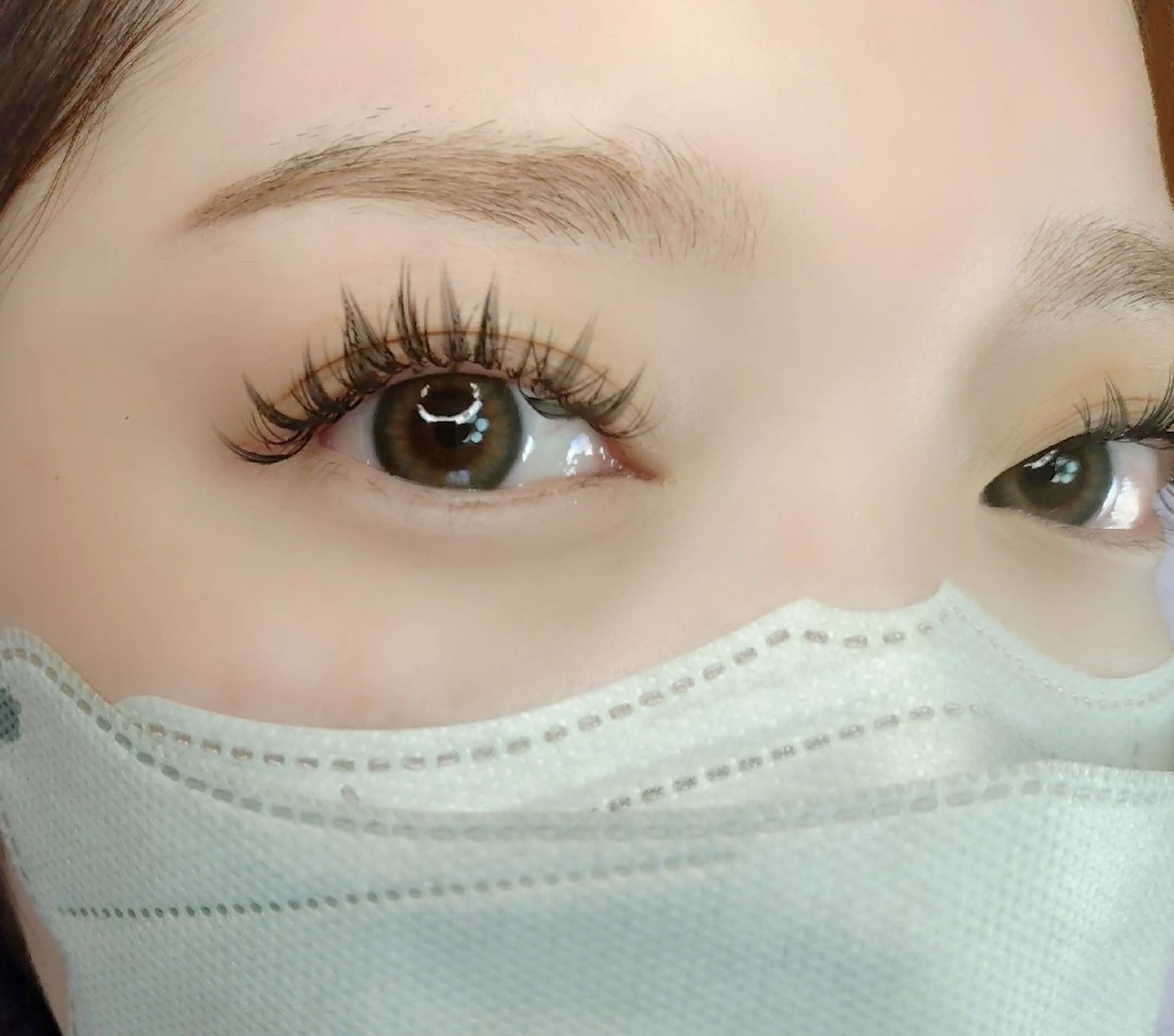 【10月限定】羽まつエクで今っぽ束感EYEにの写真