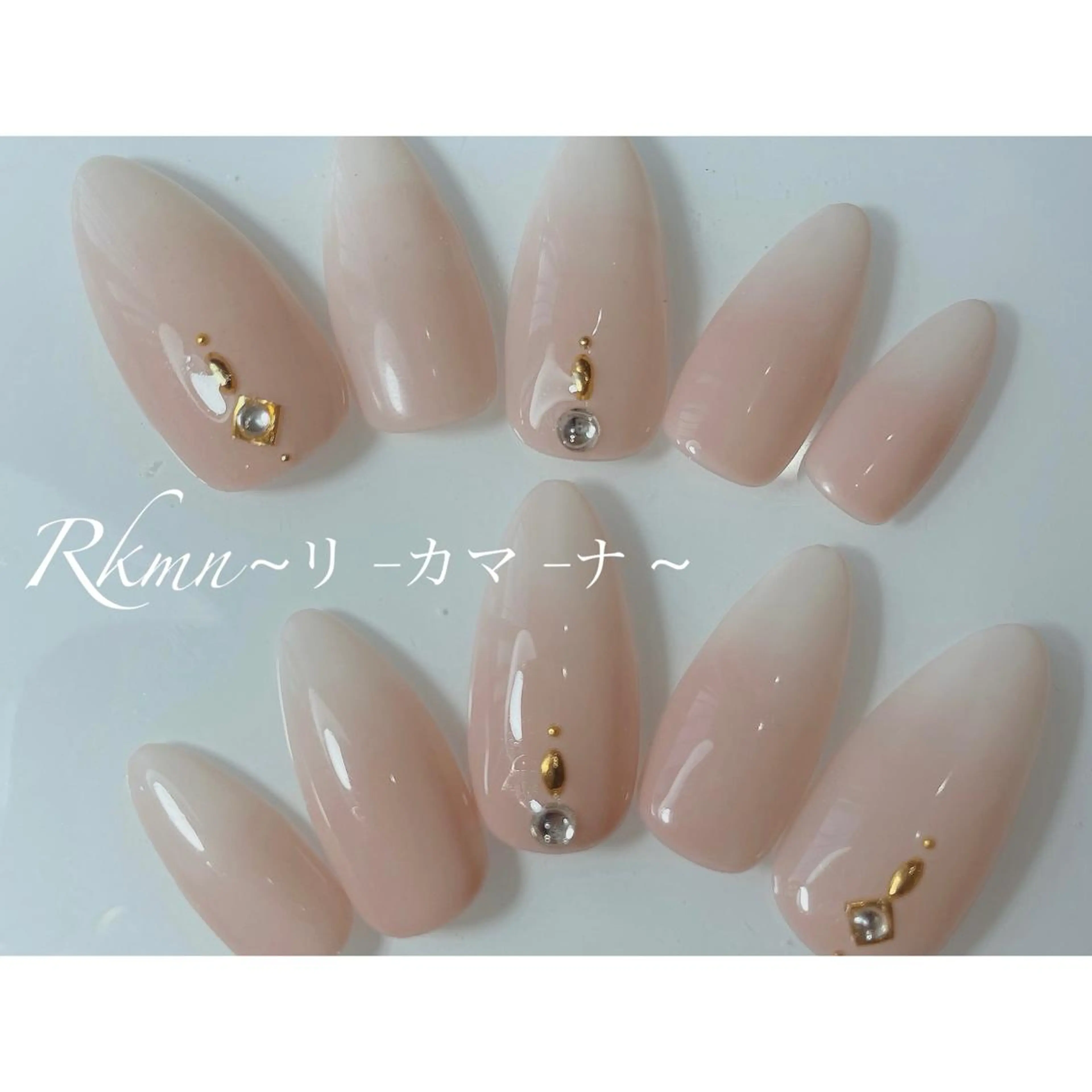 ネイル アートネイル シンプルネイル 春ネイル ネイルチップ ハンドネイル フットネイル ハンドケア Rkmn ~リ-カマ-ナ~のネイルデザイン