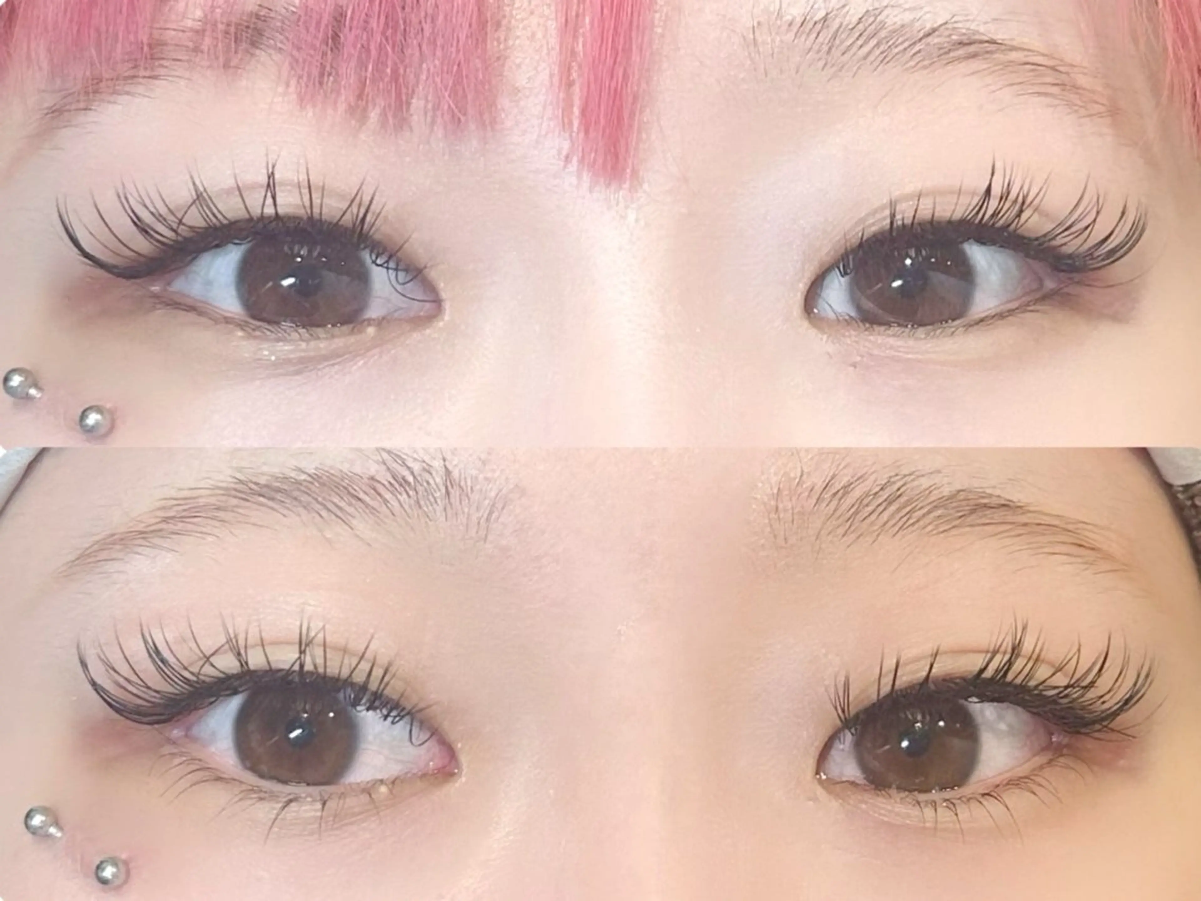 下まつげパーマの写真