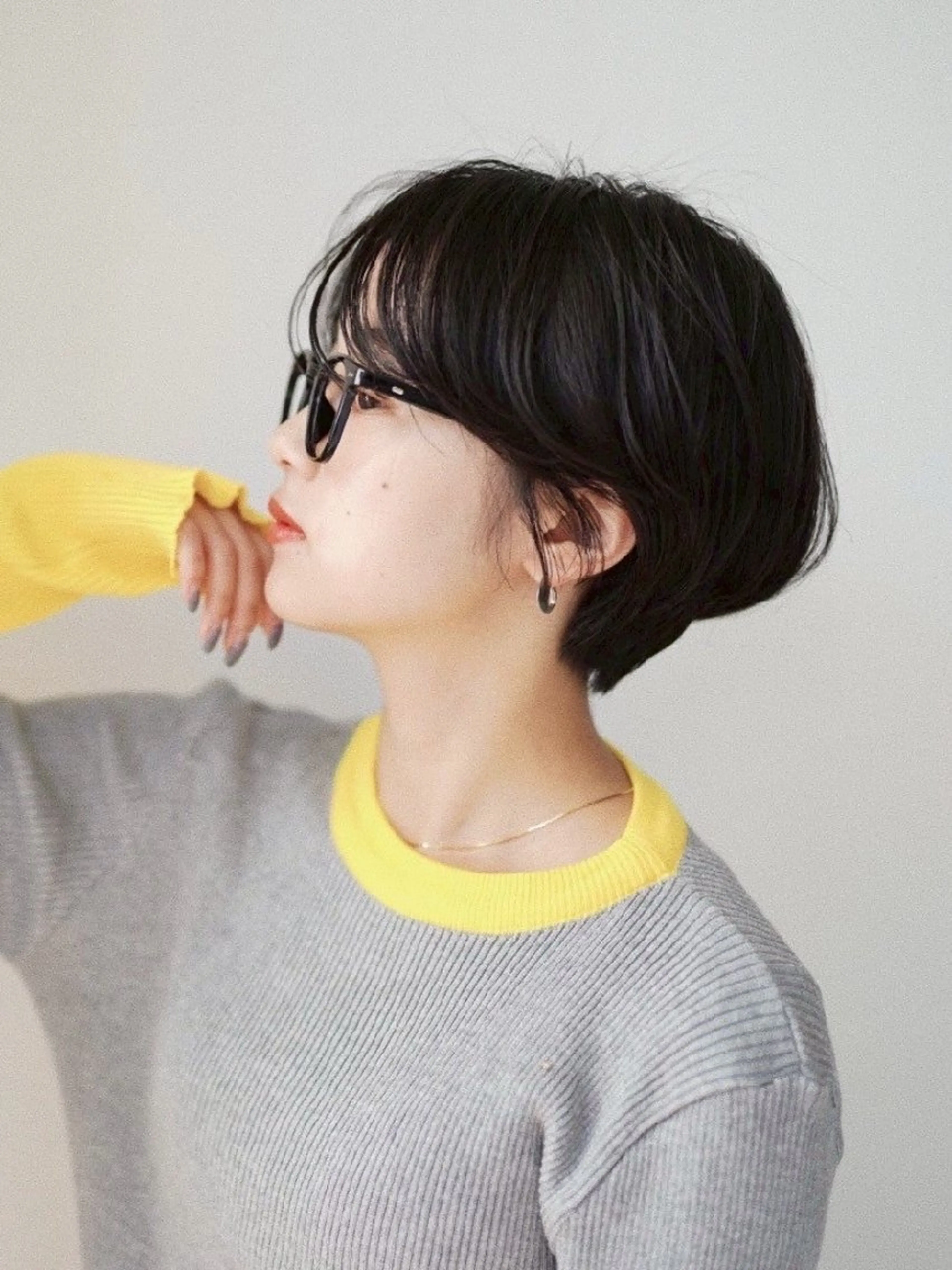 ショート カラー パーマ ヘアアレンジ 田邉 真之助のヘアスタイル