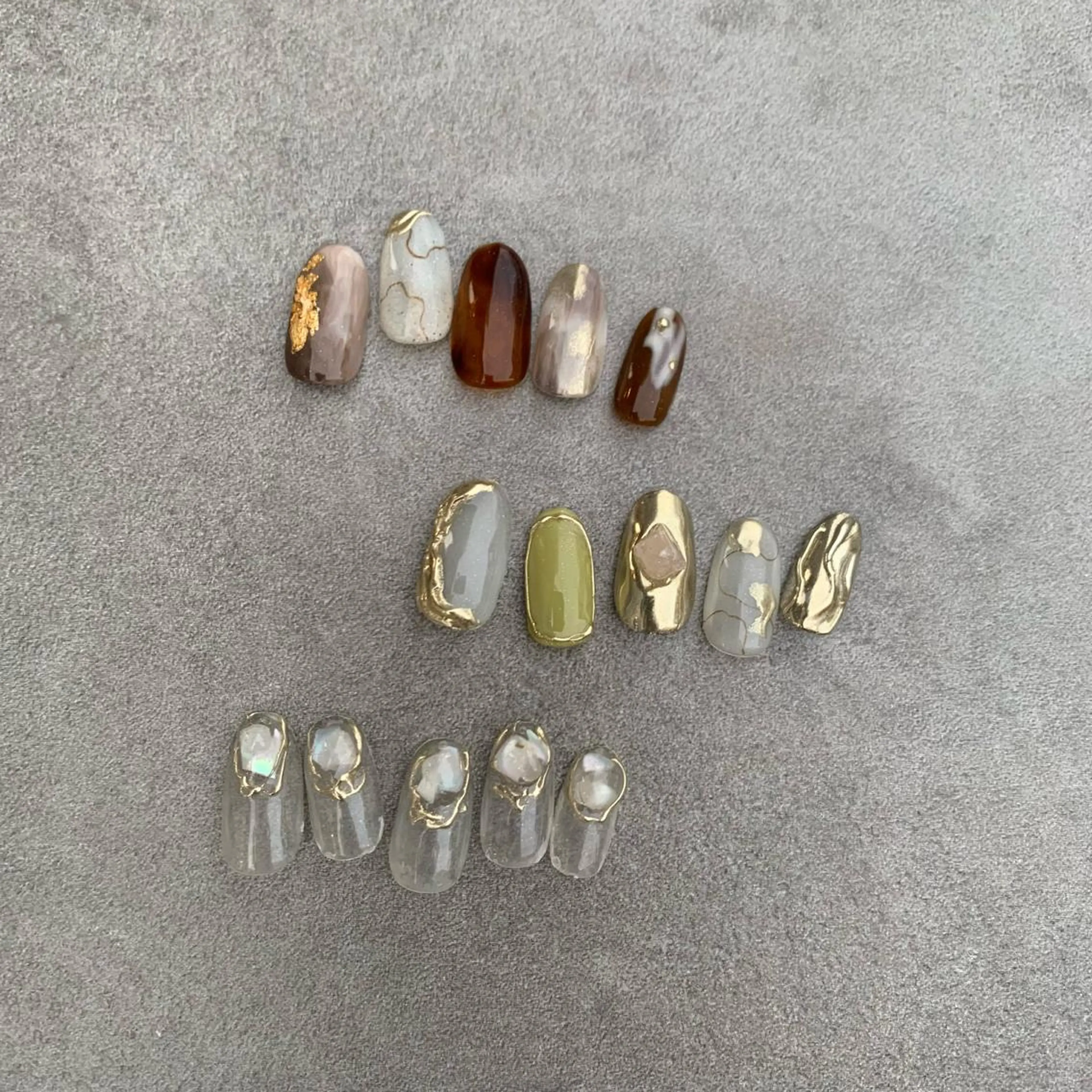 ネイル 成人式 ニュアンスネイル private nailsalon Fofo所属・Fofo フォフォのネイルデザイン