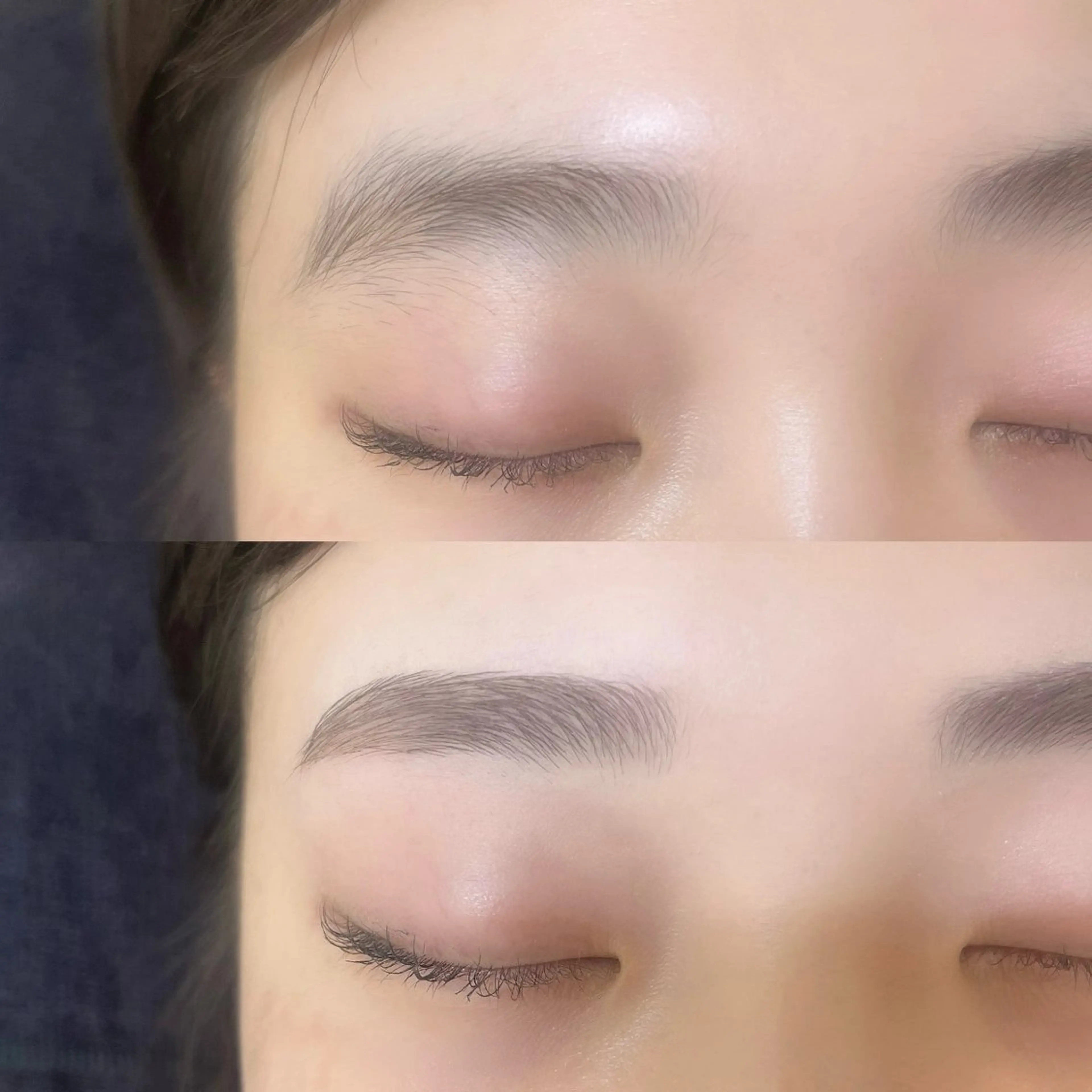 🩶アイブロウスタイリングwax🩶＊間引き、メイク込みの写真