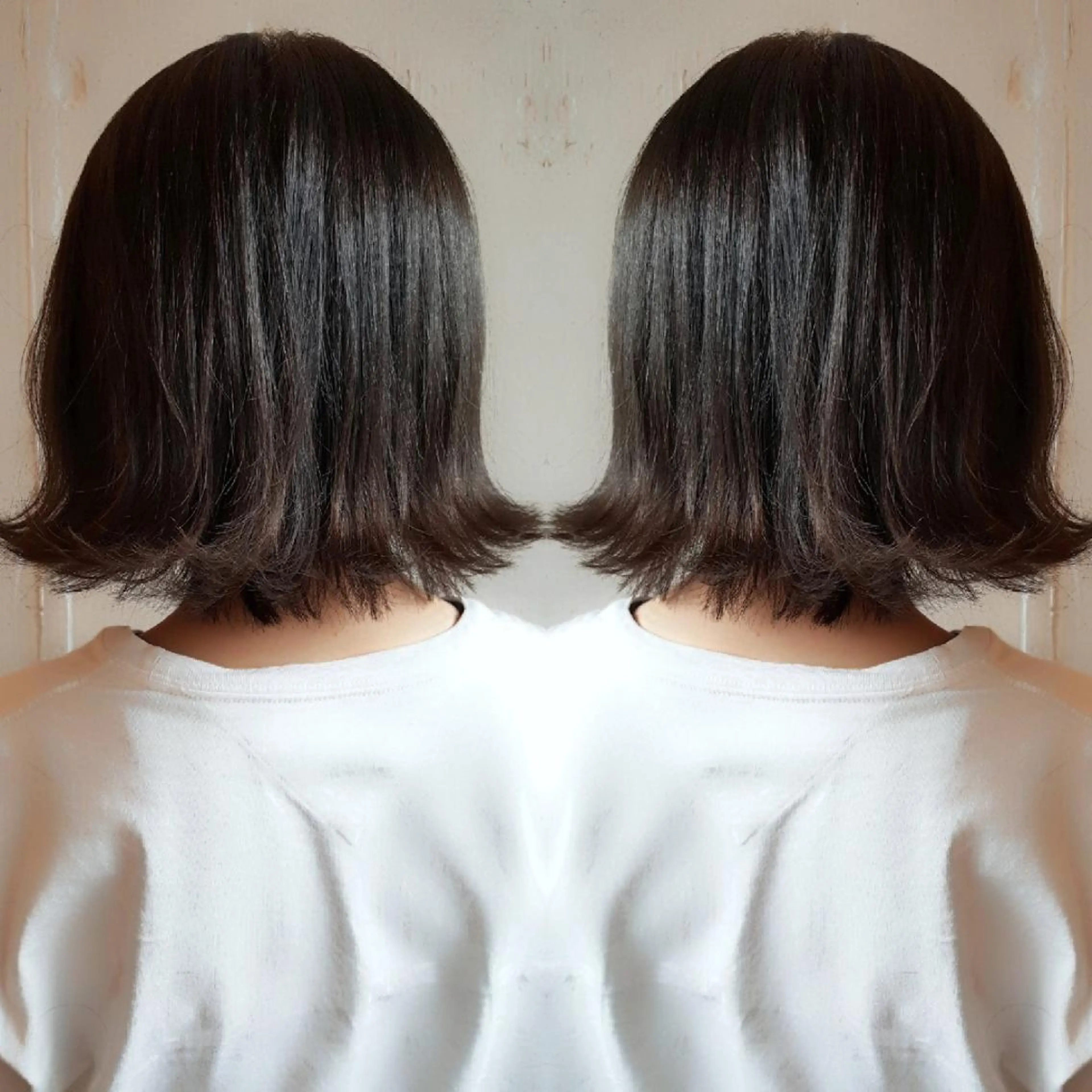 ショート ボブ 外ハネヘア あらき ちさとのヘアスタイル