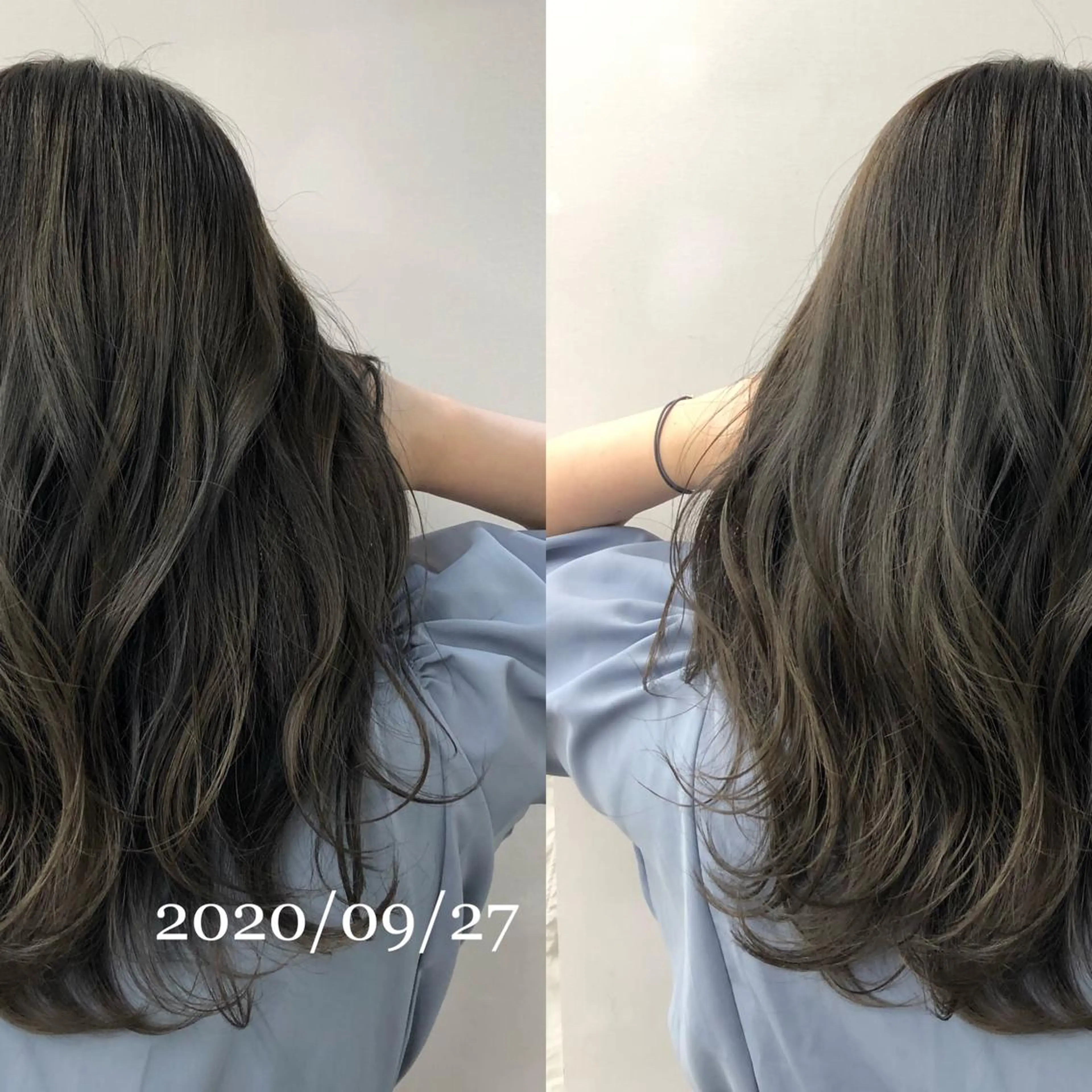 ミディアム ヘアカラー トリートメント 似合わせカットカラー /髪質改善/高見洋平のヘアスタイル