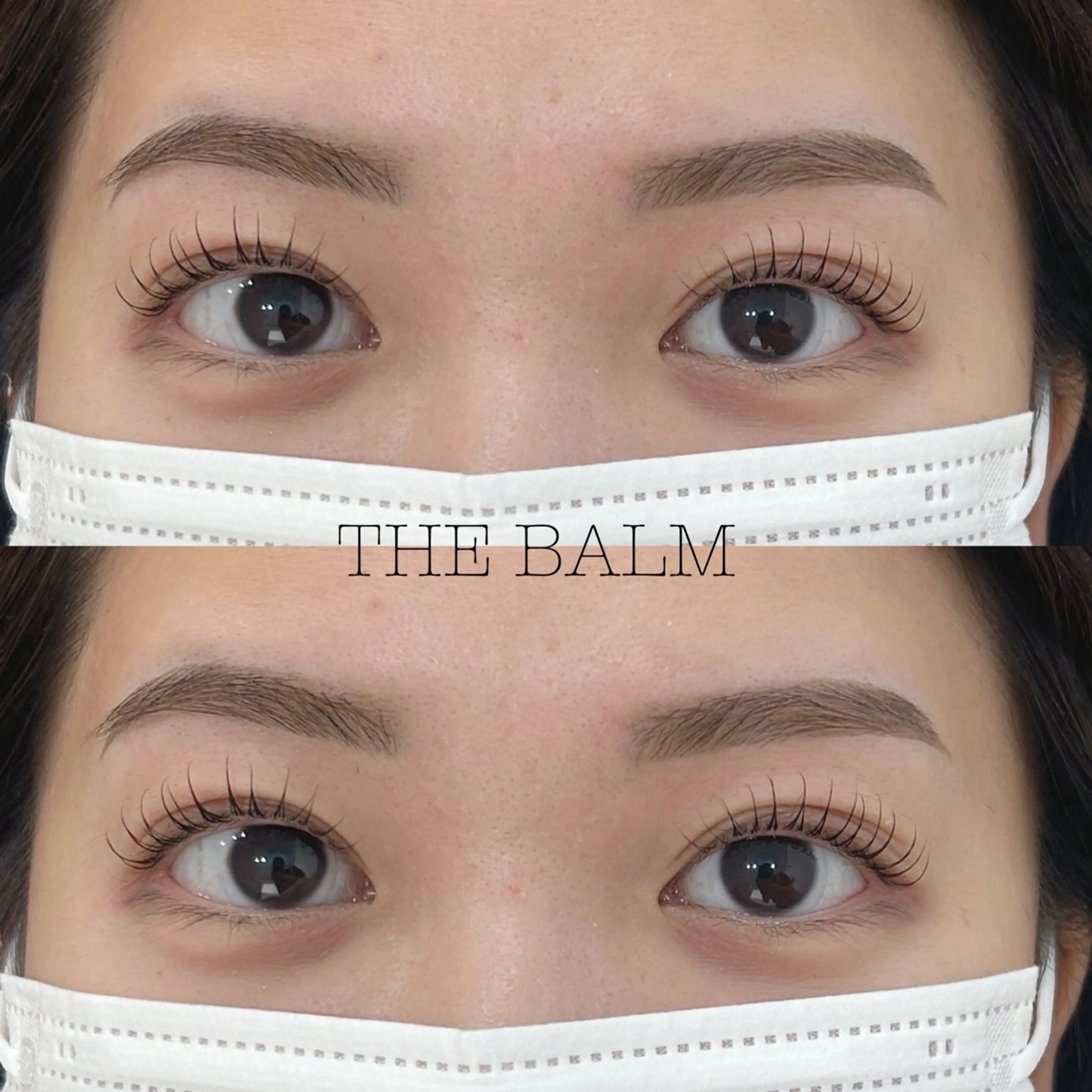 マツエク・マツパ Cカール まつげパーマ 一重×まつ毛パーマ THE BALM three🪴稲村のマツエク・マツパデザイン
