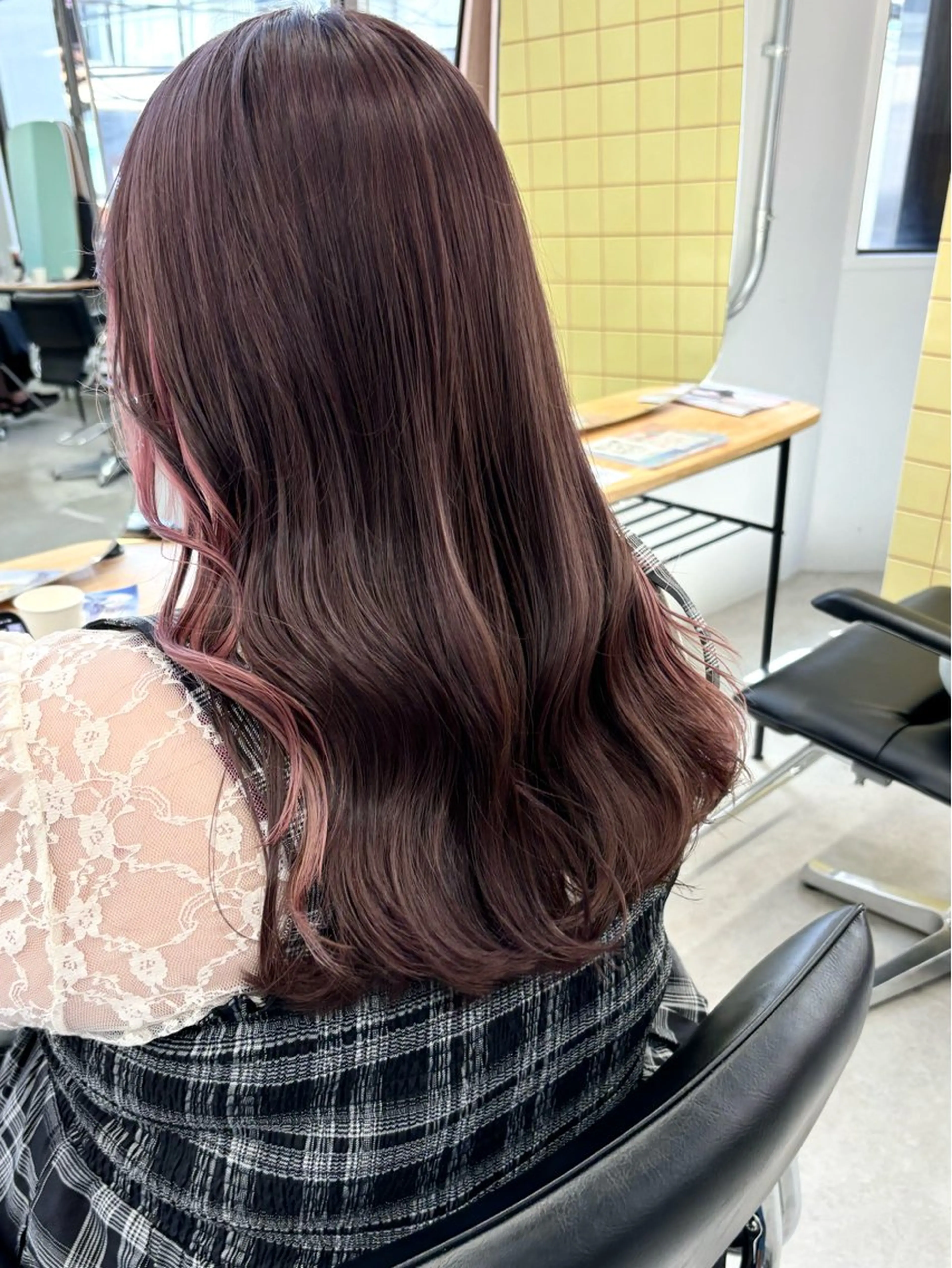 セミロング カット ヘアカラー 🍒森木 ゆうか🍒のヘアスタイル