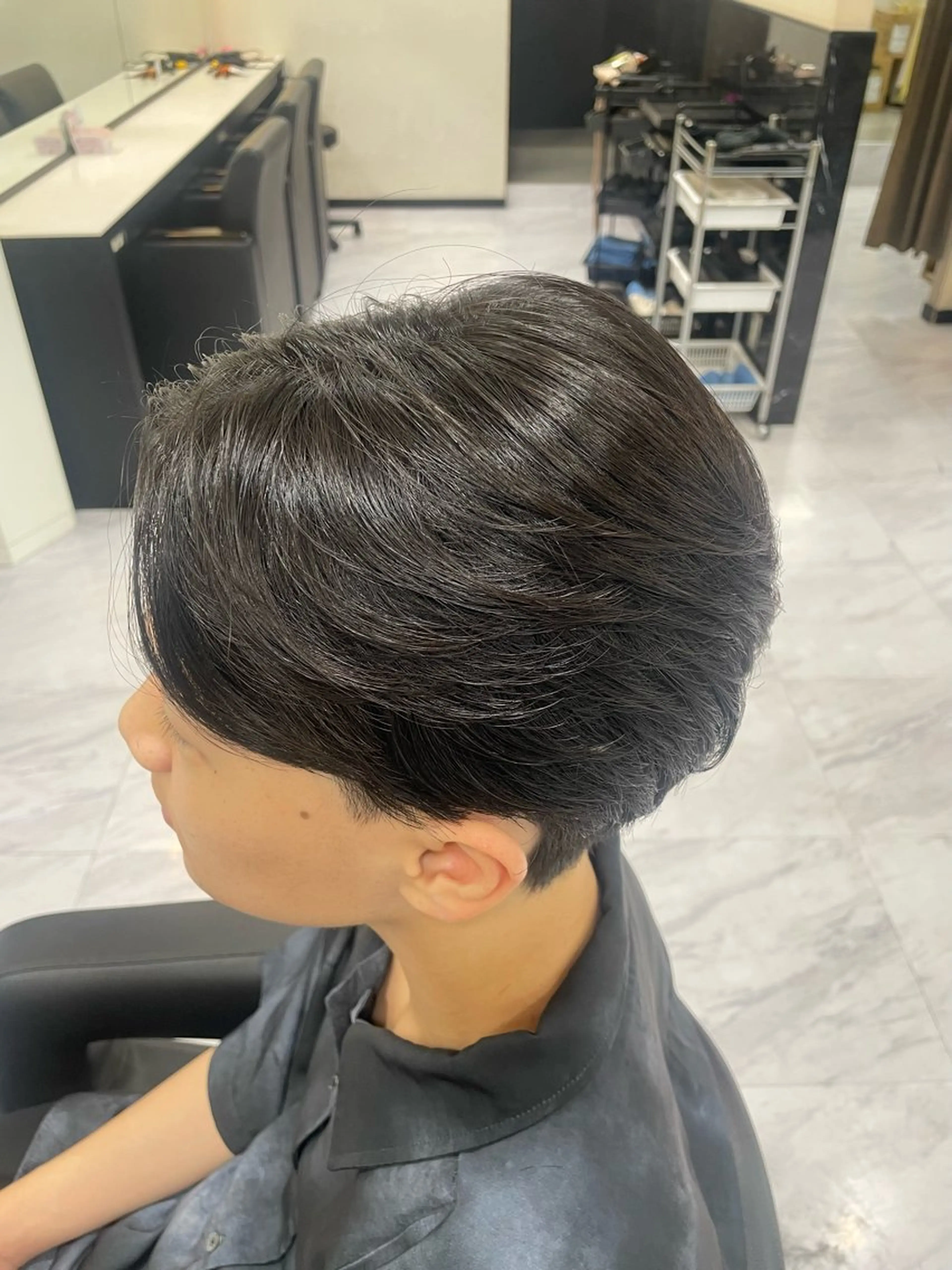 パーマ メンズ 縮毛矯正 カット パーマ 縮毛矯正 🐥くまがい💛 ダブルカラー／パーマのヘアスタイル