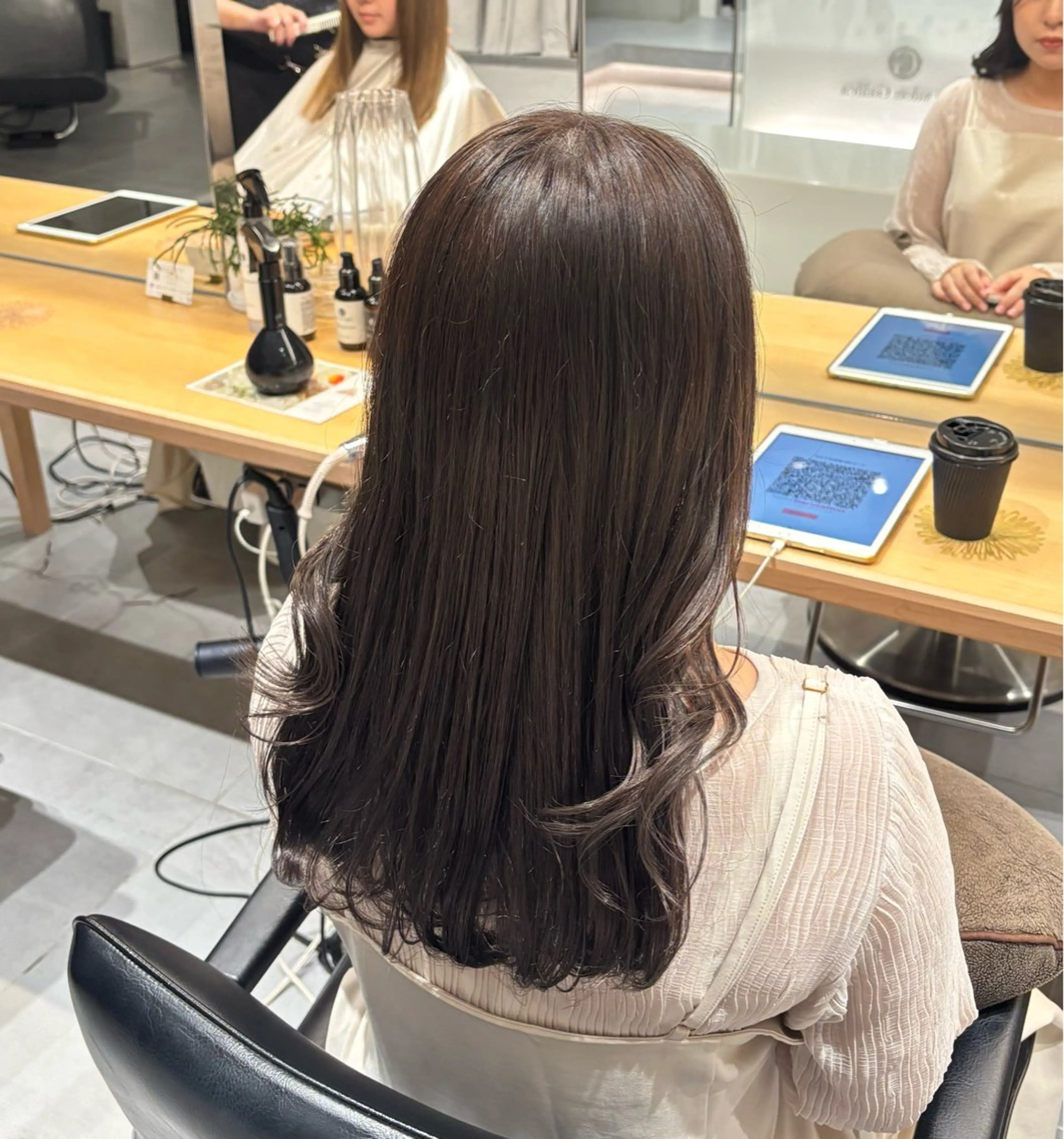 セミロング カラー ヘアカラー トリートメント ヘッドスパ girlyhair 🤍mikuのヘアスタイル