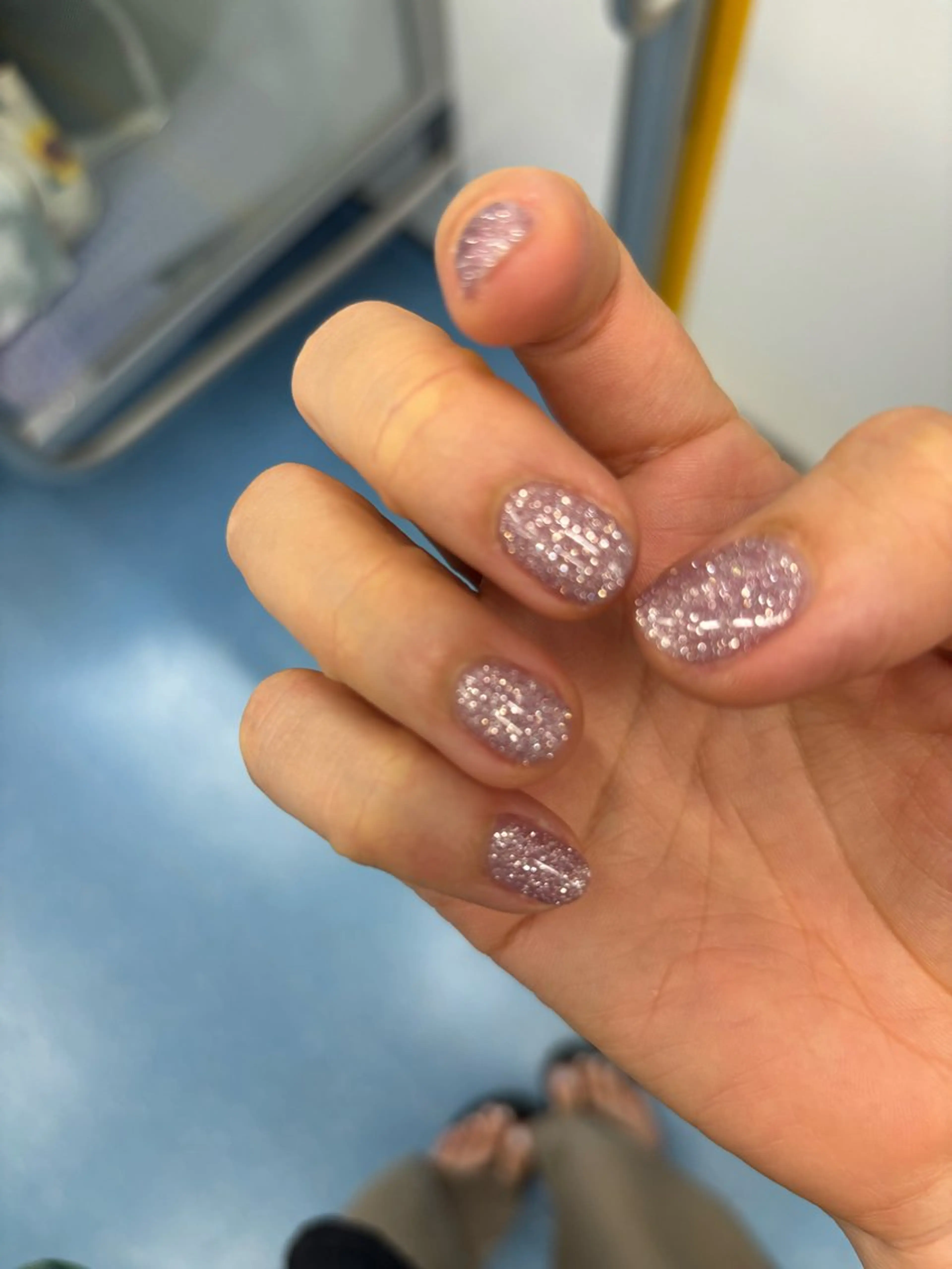 【オフ込】ハンドジェルネイル　フラッシュネイルの写真