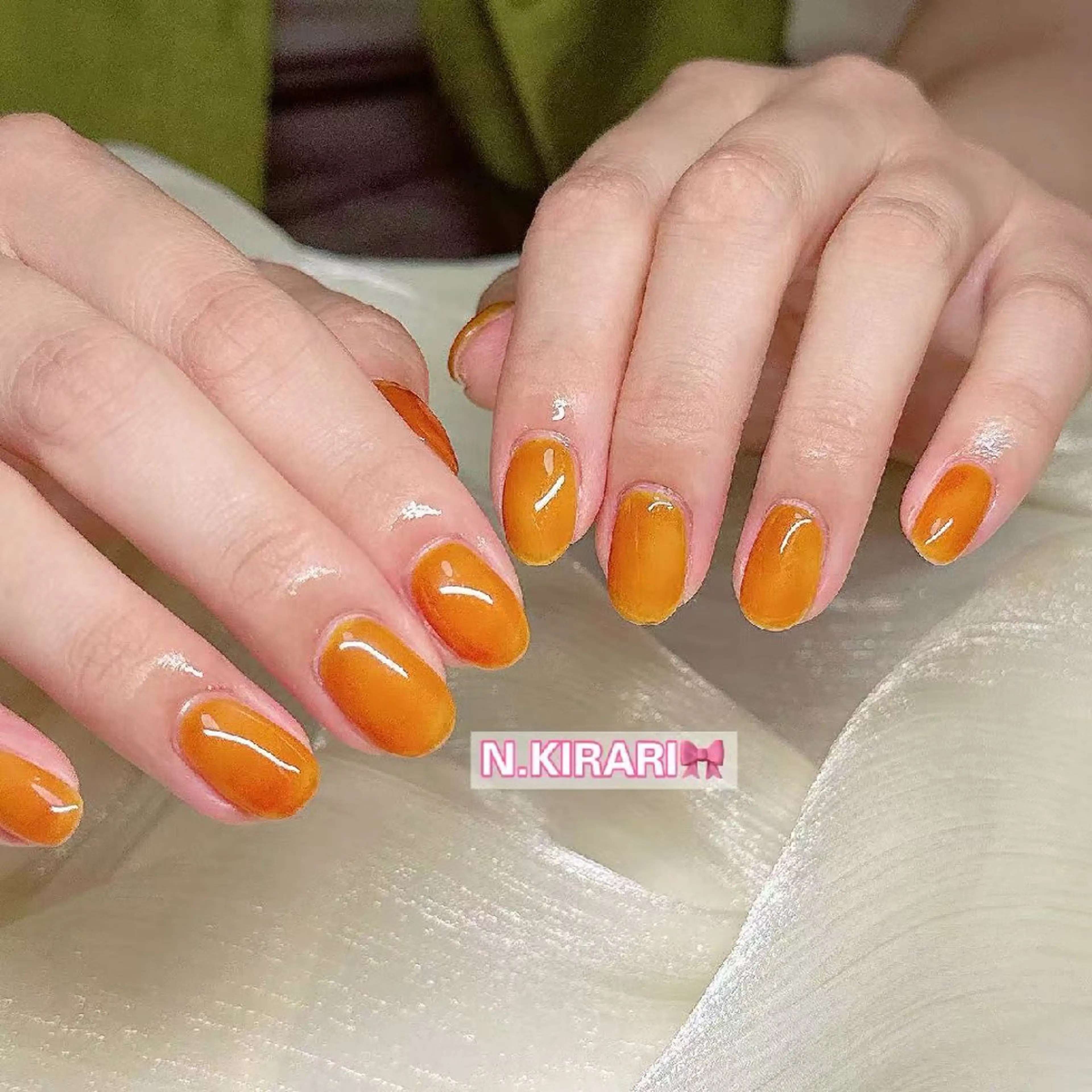 ネイル ハンドネイル ハンドケア N.KIRARI nail salon所属・N.KIRARI_ ユズのネイルデザイン