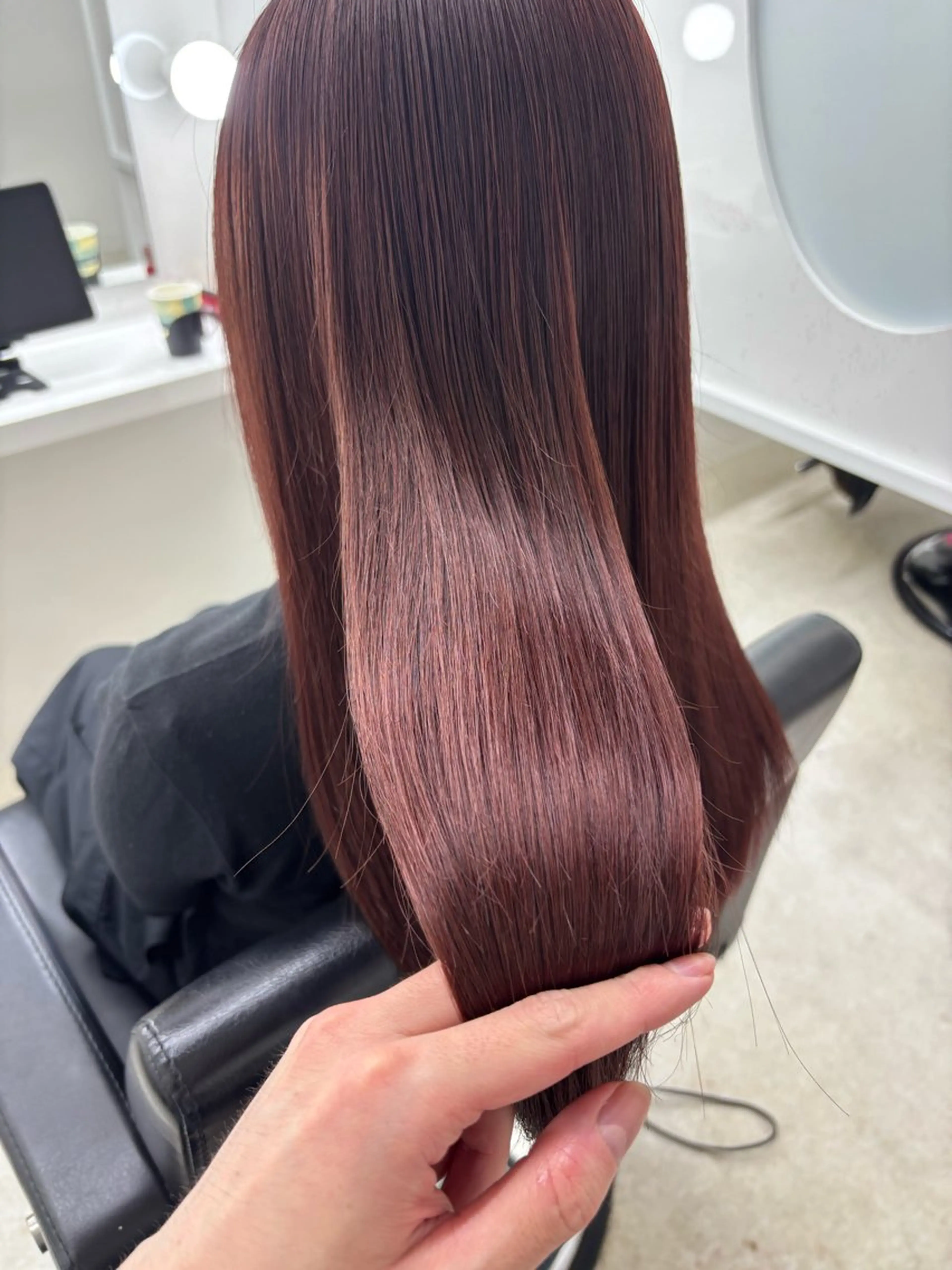ロング カラー カット ヘアカラー トリートメント 冨木 雄斗のヘアスタイル
