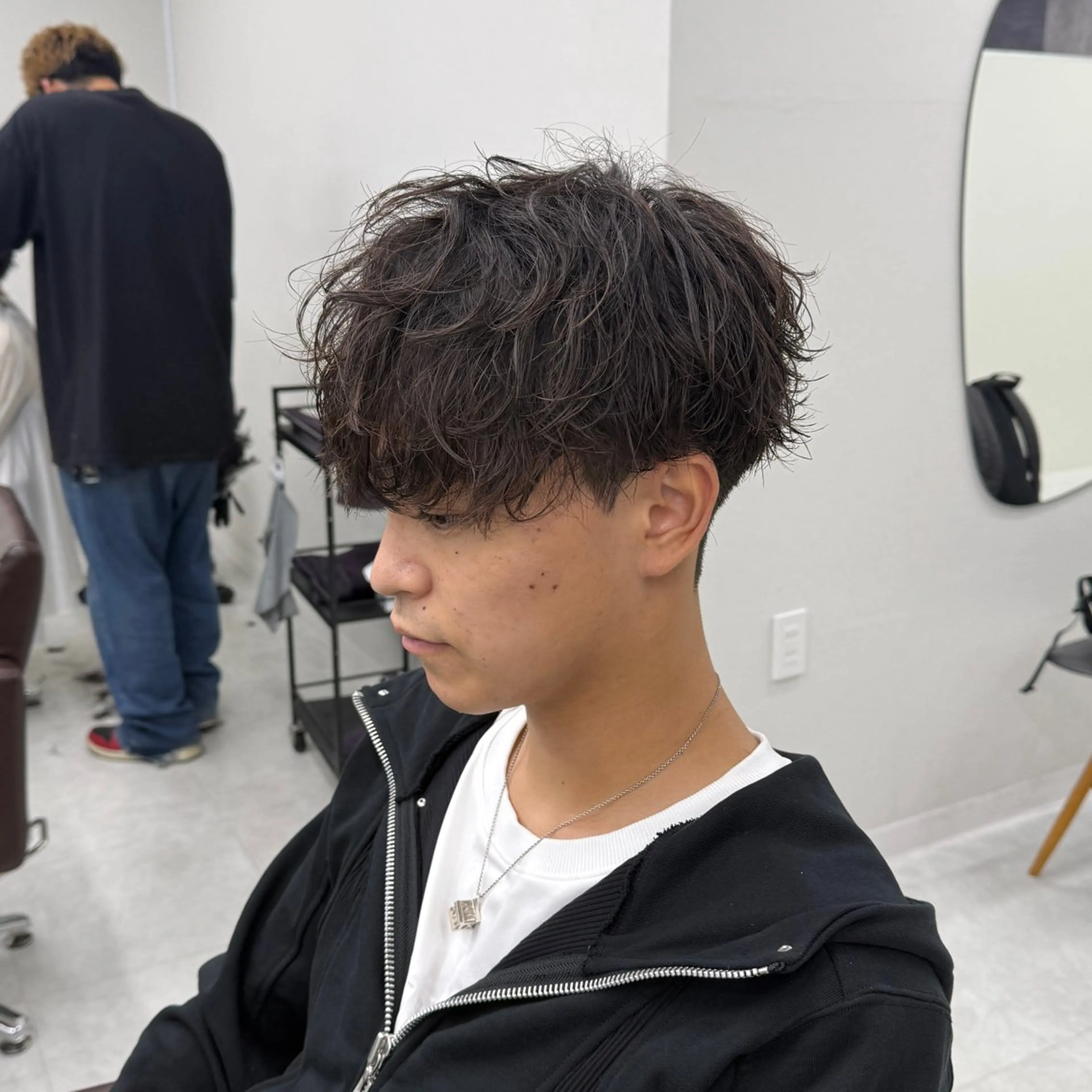パーマ メンズ カット パーマ トリートメント ヘッドスパ ヘアセット シャドウパーマ/ メンズ/KENTAのヘアスタイル