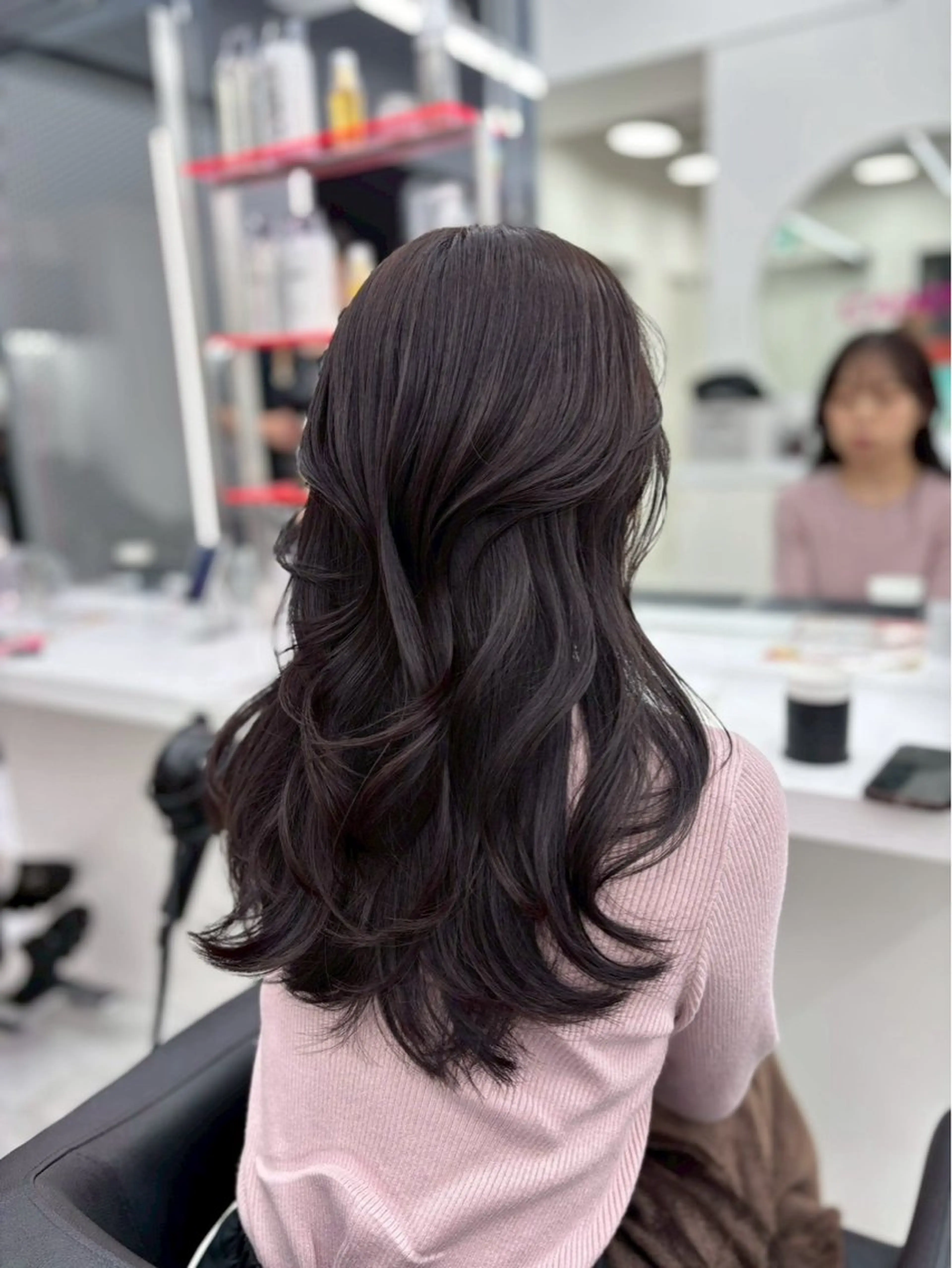 ロング カラー 透明感カラー トリートメント 🏹艶髪透明感🏹 YUI🐰🫧のヘアスタイル