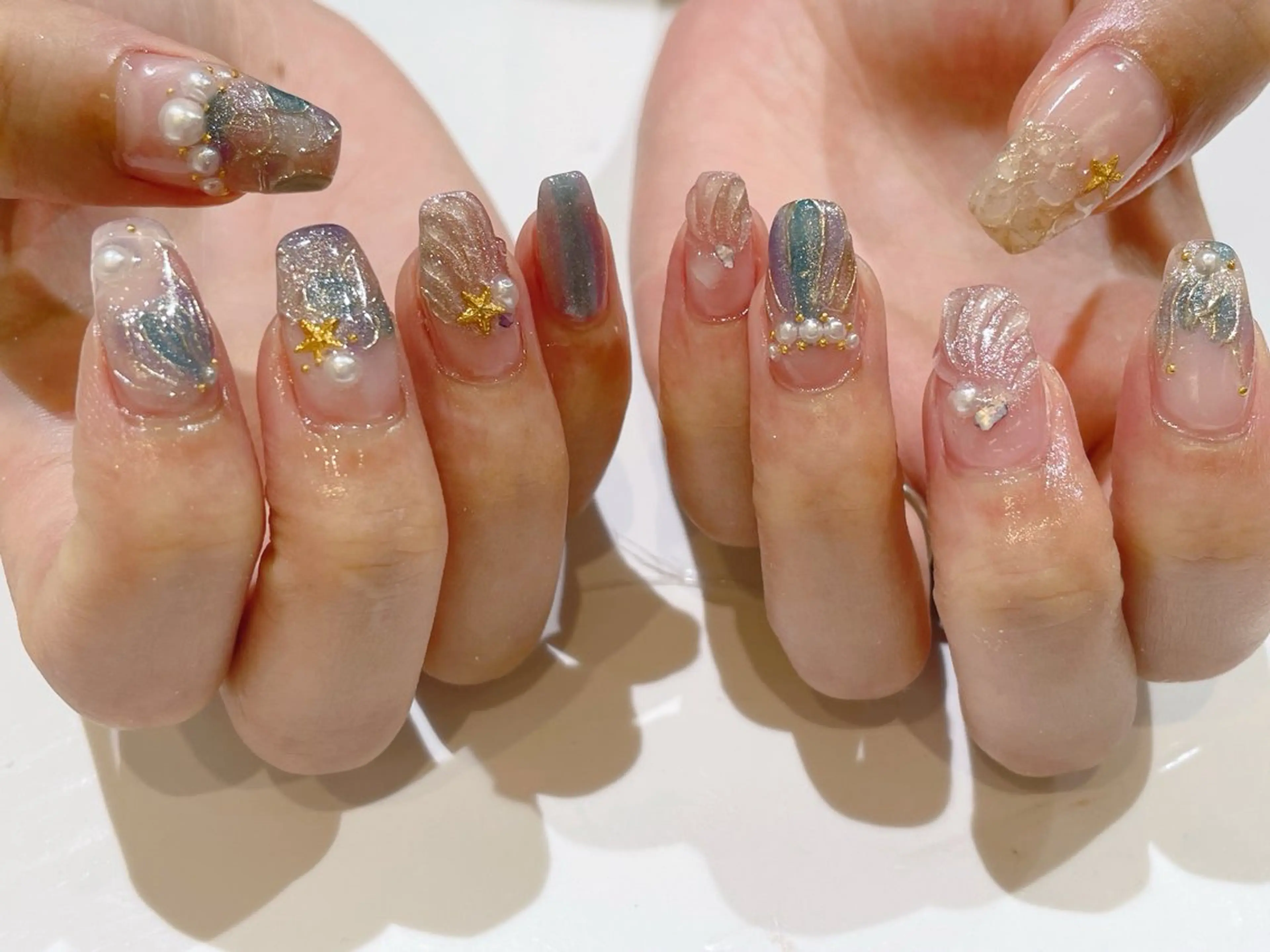 ネイル 舞田 苑香のネイルデザイン