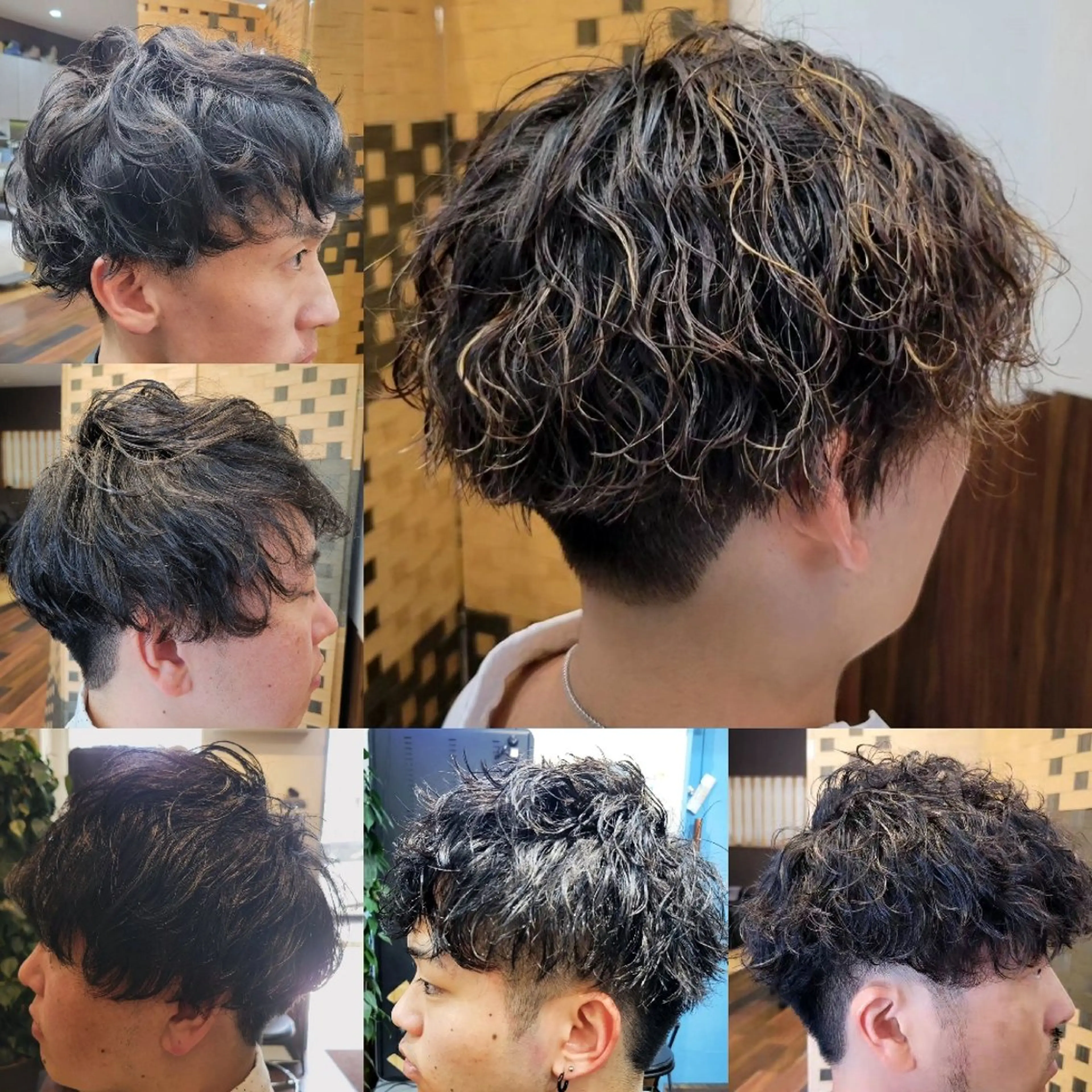 メンズ パーマ ミディアム ミディアムパーマ メンズパーマ くせ毛 notoa所属・notoa(ﾉﾄｱ) TAKAのヘアスタイル