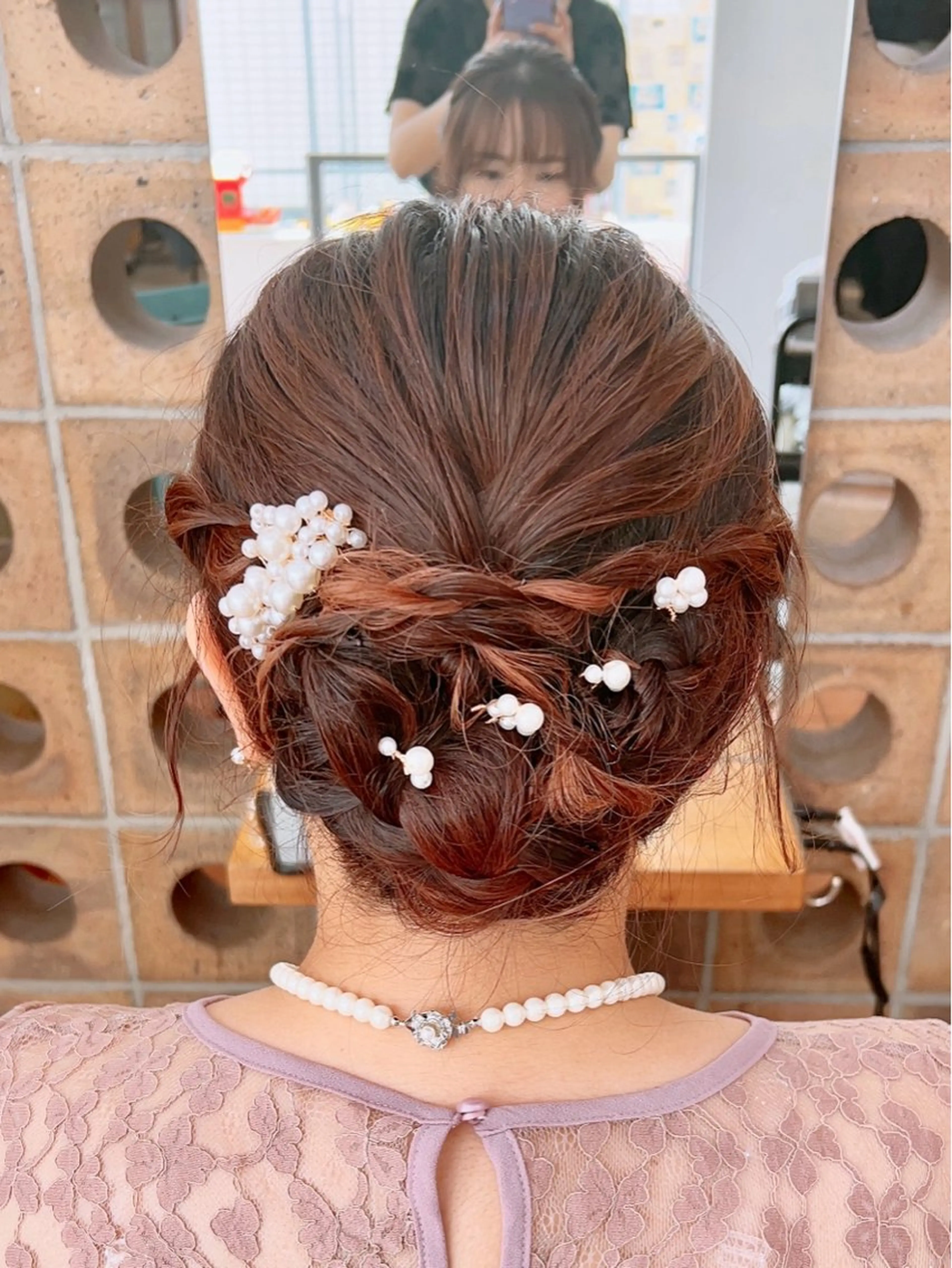 ヘアアレンジ ヘアセット 💠クロスパーマ /アレンジ/彩未💠のヘアスタイル