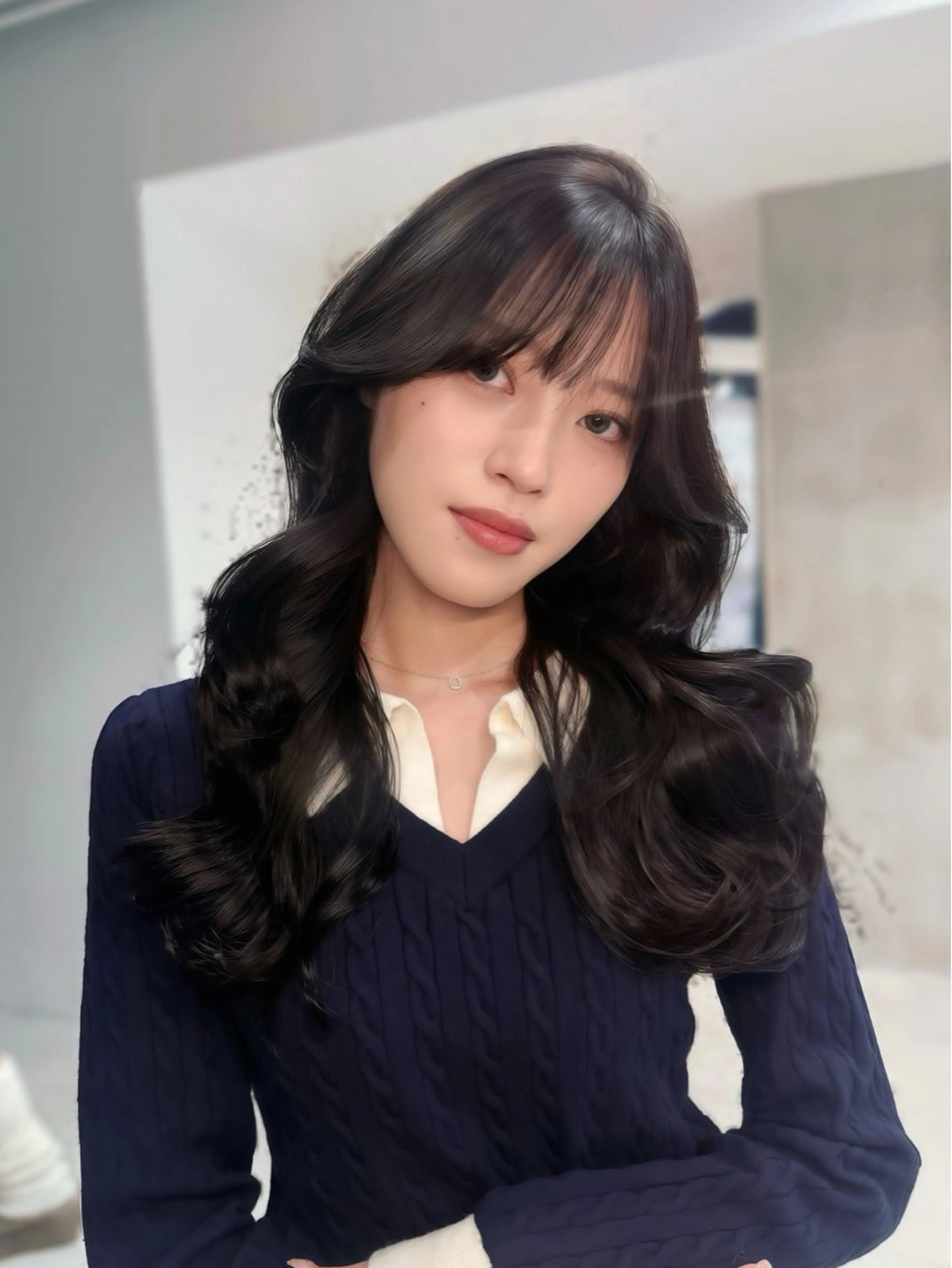 【大事なご予定の前に🫶🏻💗 ̖́-】コテ巻きヘアセット🎀シャンプーブロートリートメント付きの写真