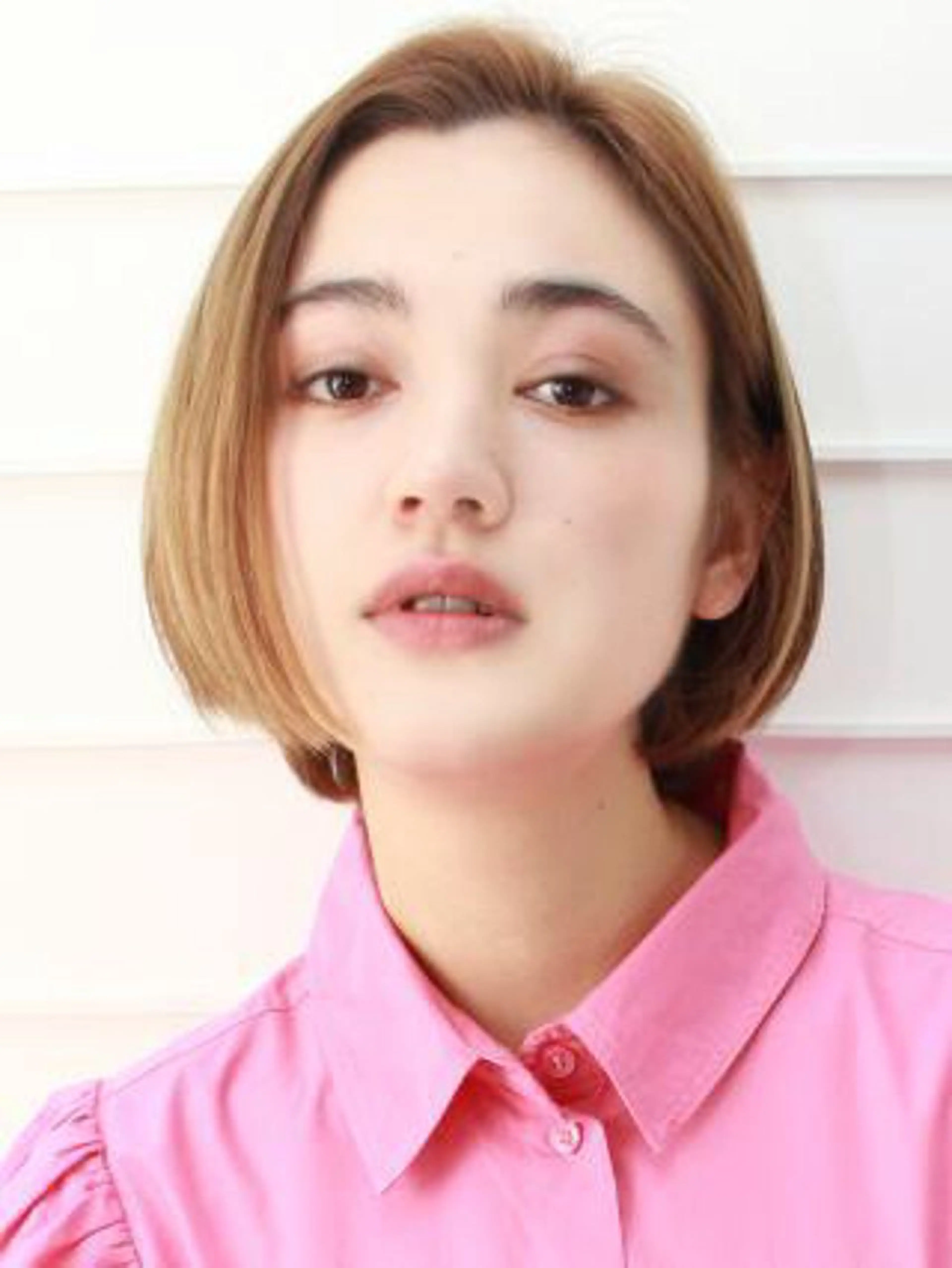 ショート カラー 丸みショート ボブ ショートヘア 小顔カット 縮毛矯正 越谷の 髪質改善師✨のヘアスタイル