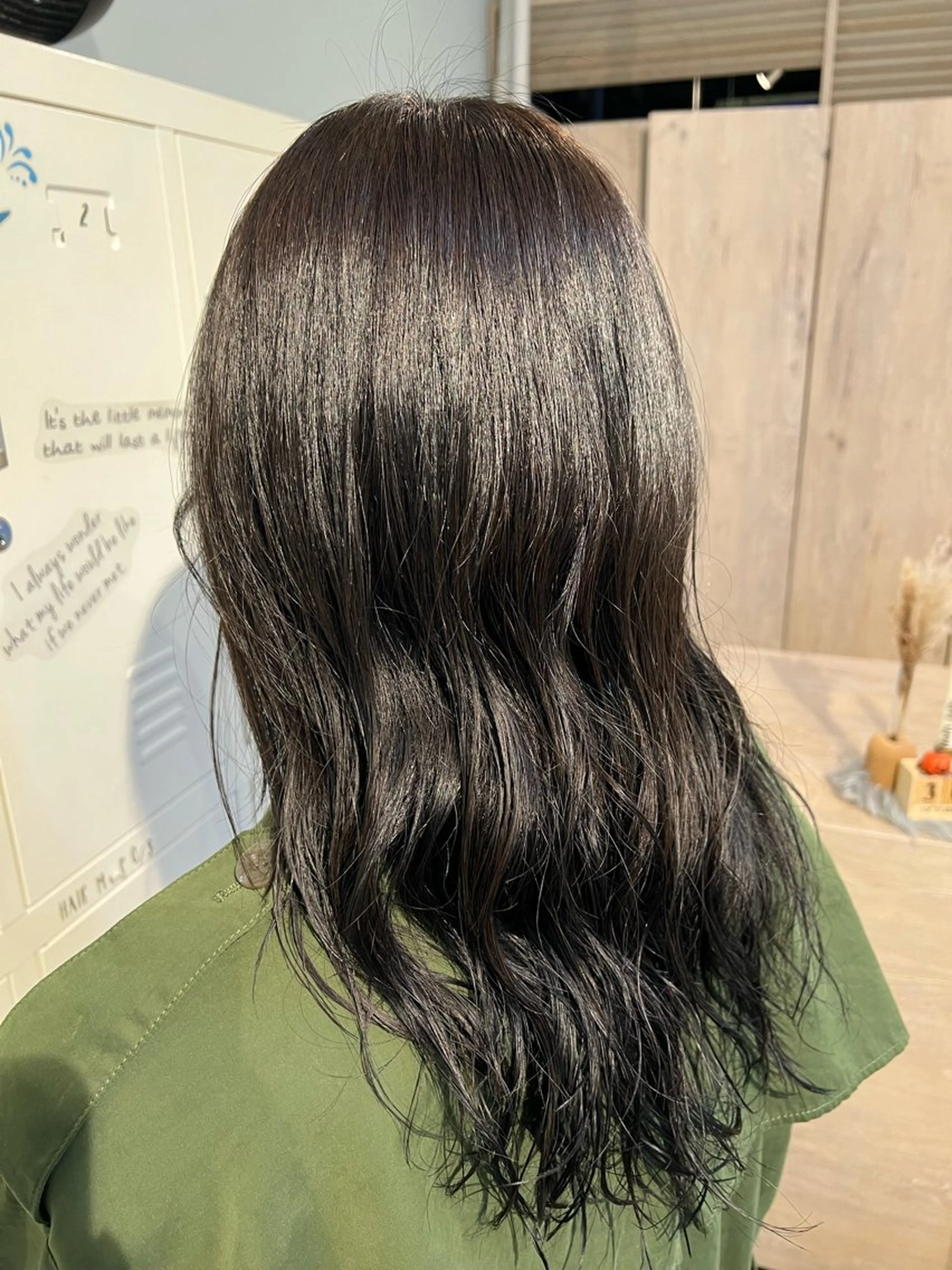 セミロング ヘアカラー トリートメント 髪質改善カラー 🏖️クウト🏖️のヘアスタイル