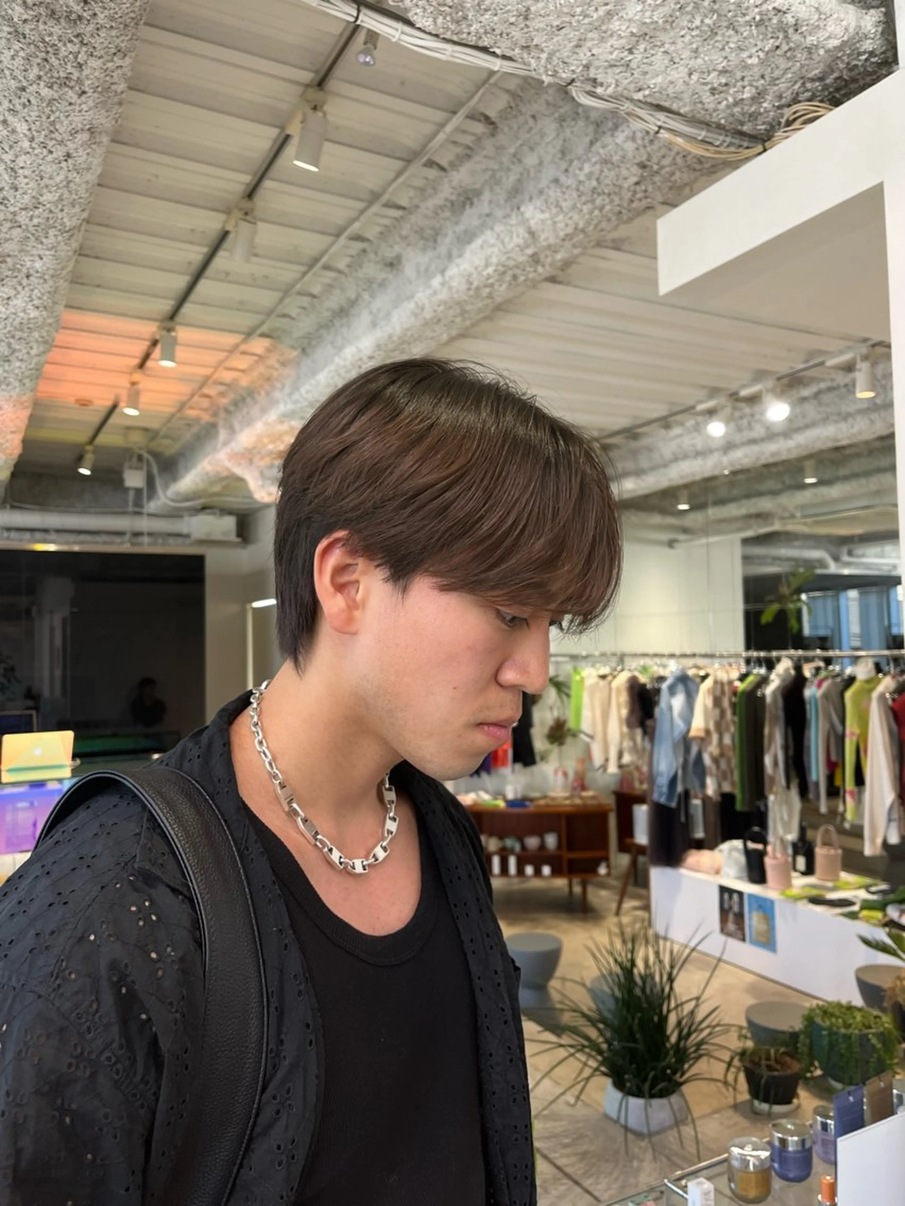 カラー メンズ ブラウンカラー カット ヘアカラー ANY/メンズ特化/ シバヤ　ユウキのヘアスタイル