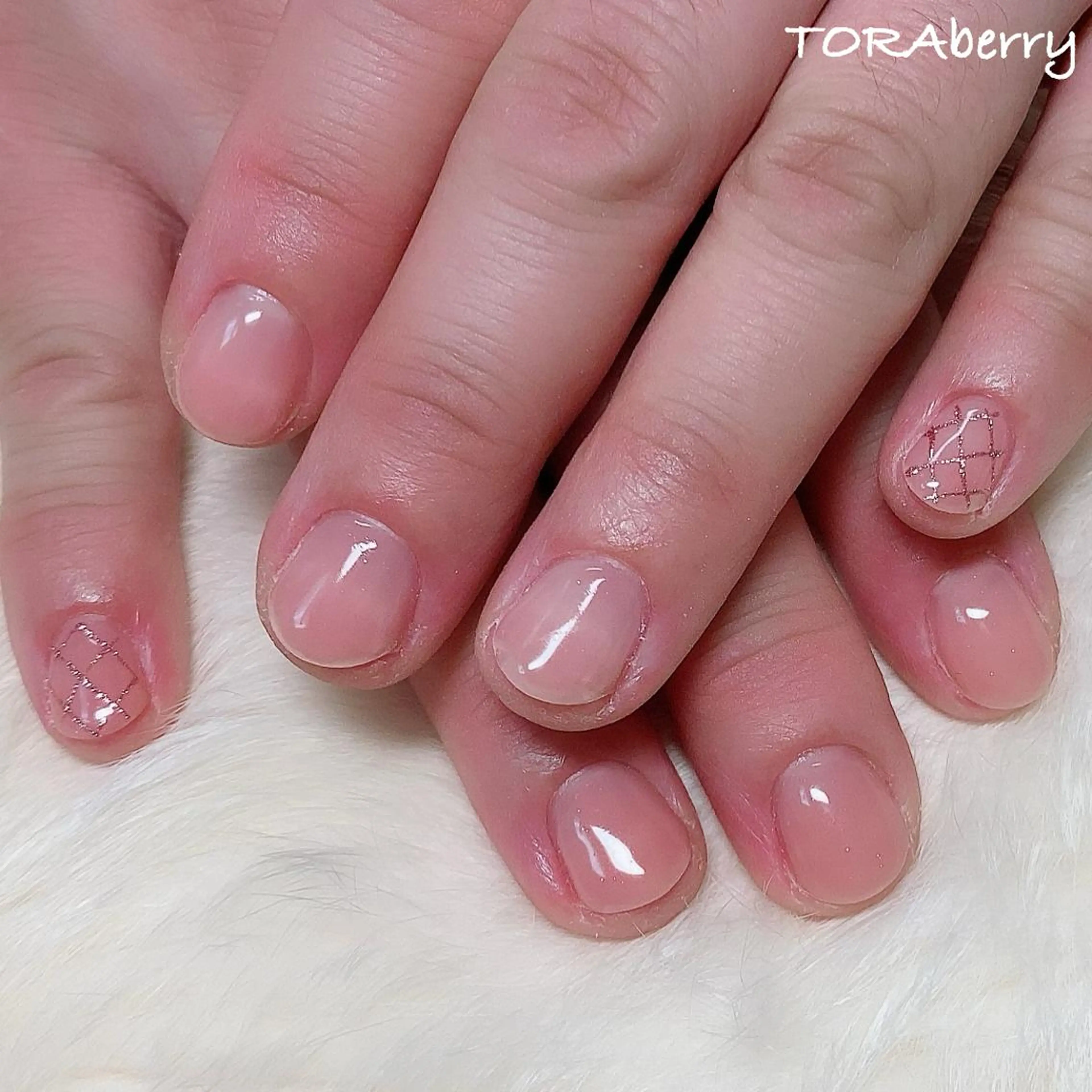 ネイル シンプルネイル ハンドネイル ネイリスト なつみのネイルデザイン