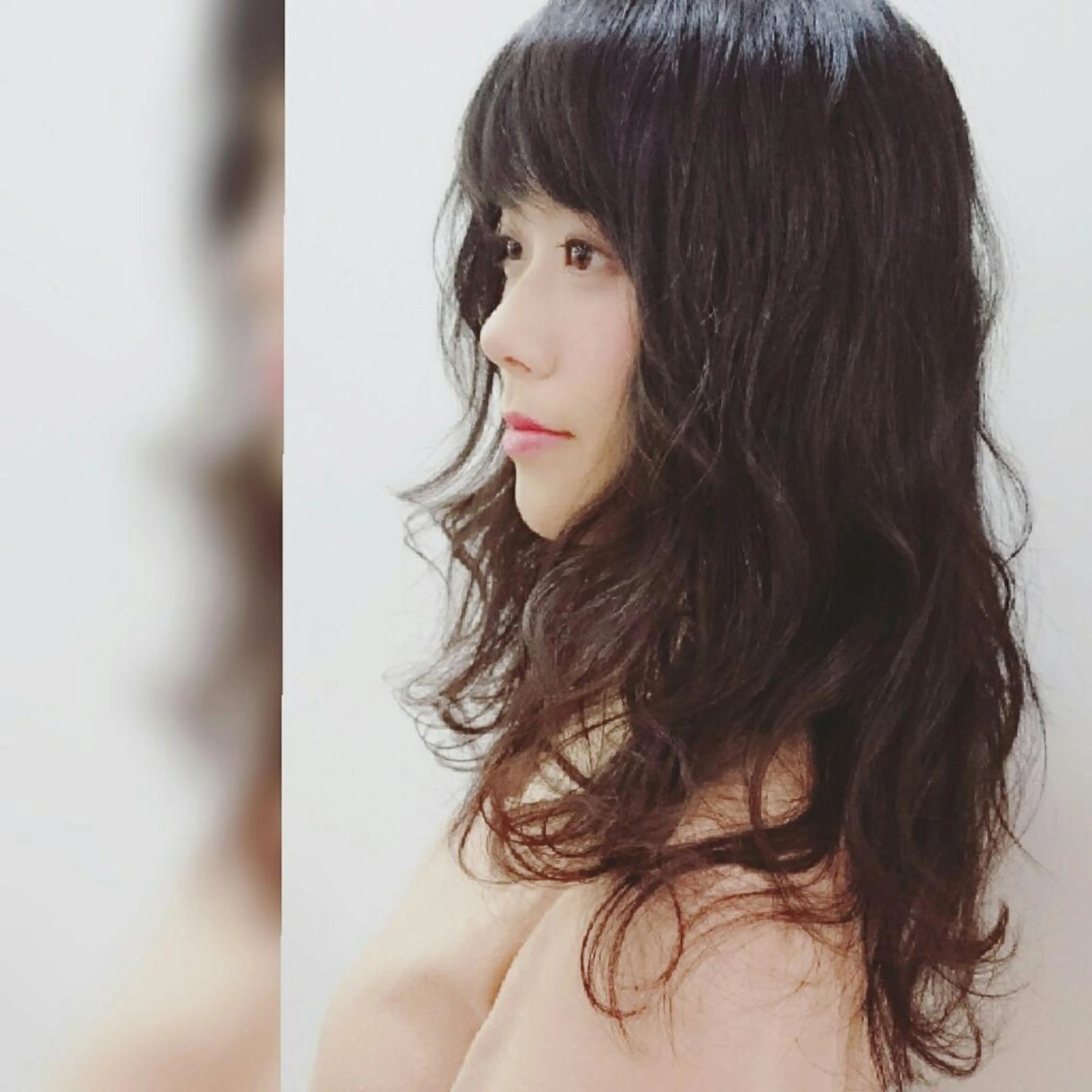 パーマ ロング ma cherie 三浦直美のヘアスタイル