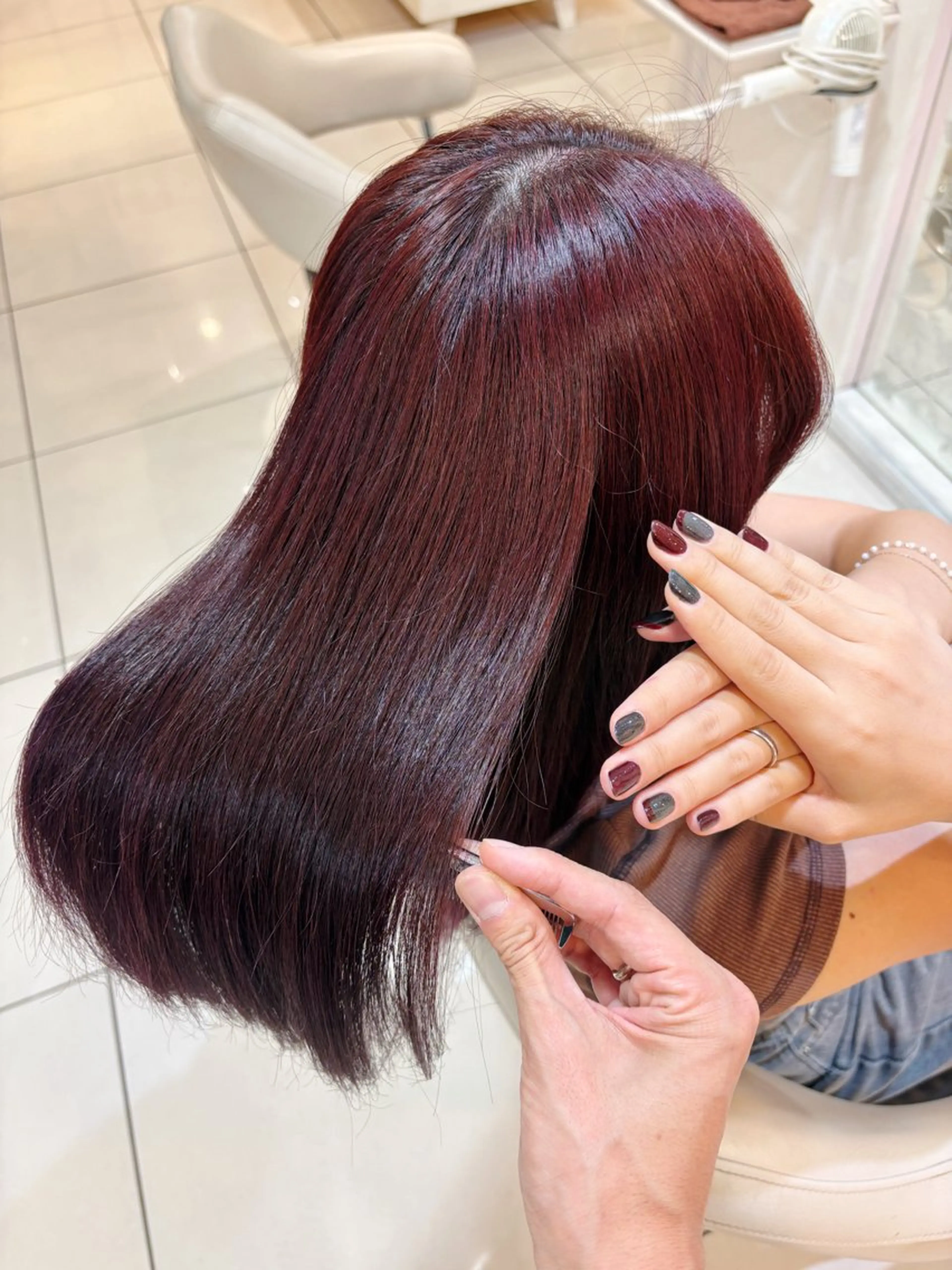 ロング 髪質改善 カット ヘアカラー トリートメント 高橋 佑のヘアスタイル