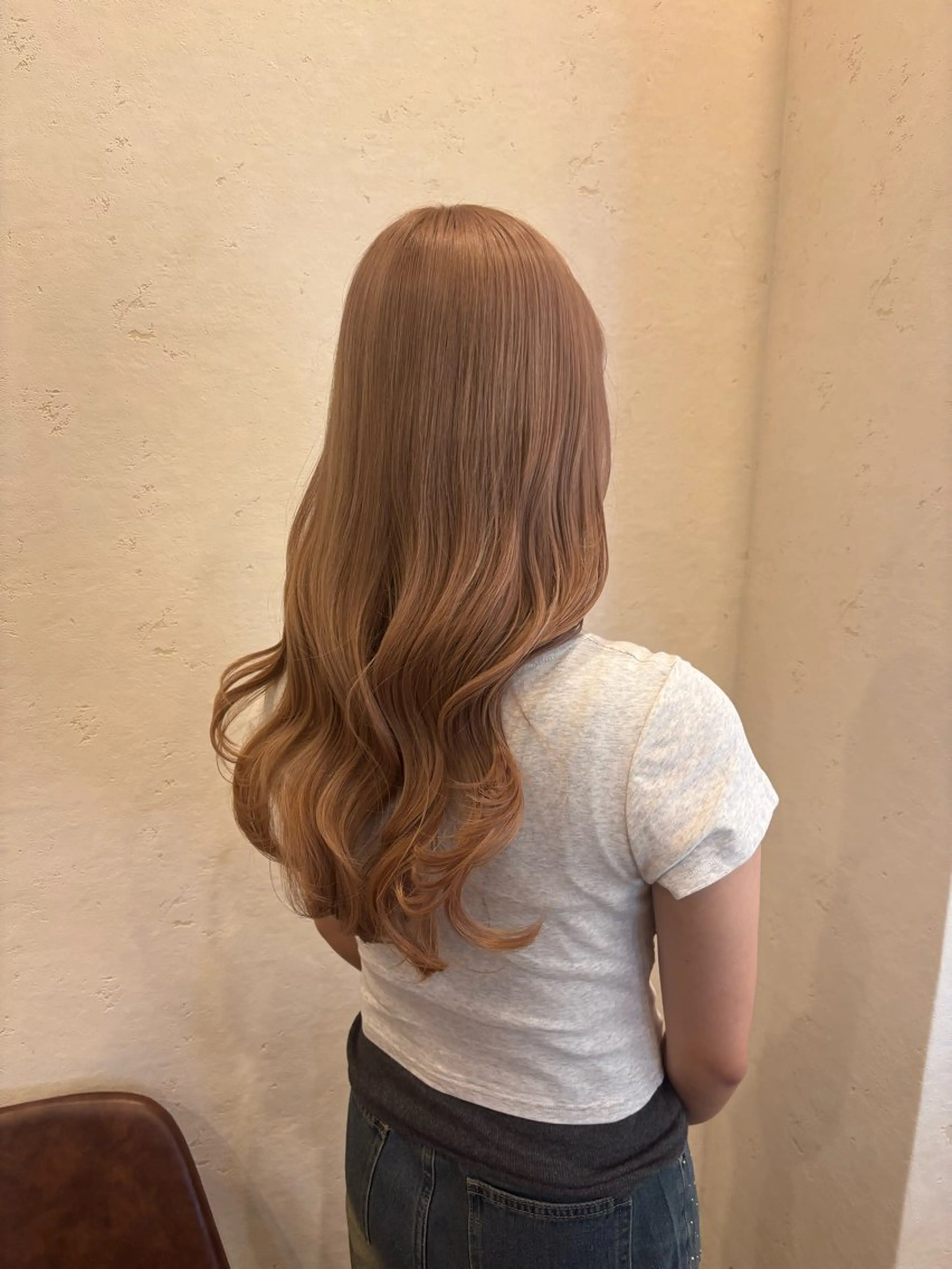 ロング カラー ベージュカラー ブリーチ ミルクティーベージュ ヘアカラー GO TODAY SHAiRE SALON横浜店所属・ブリーチ/個室サロン /横浜駅/金光秀斗のヘアスタイル