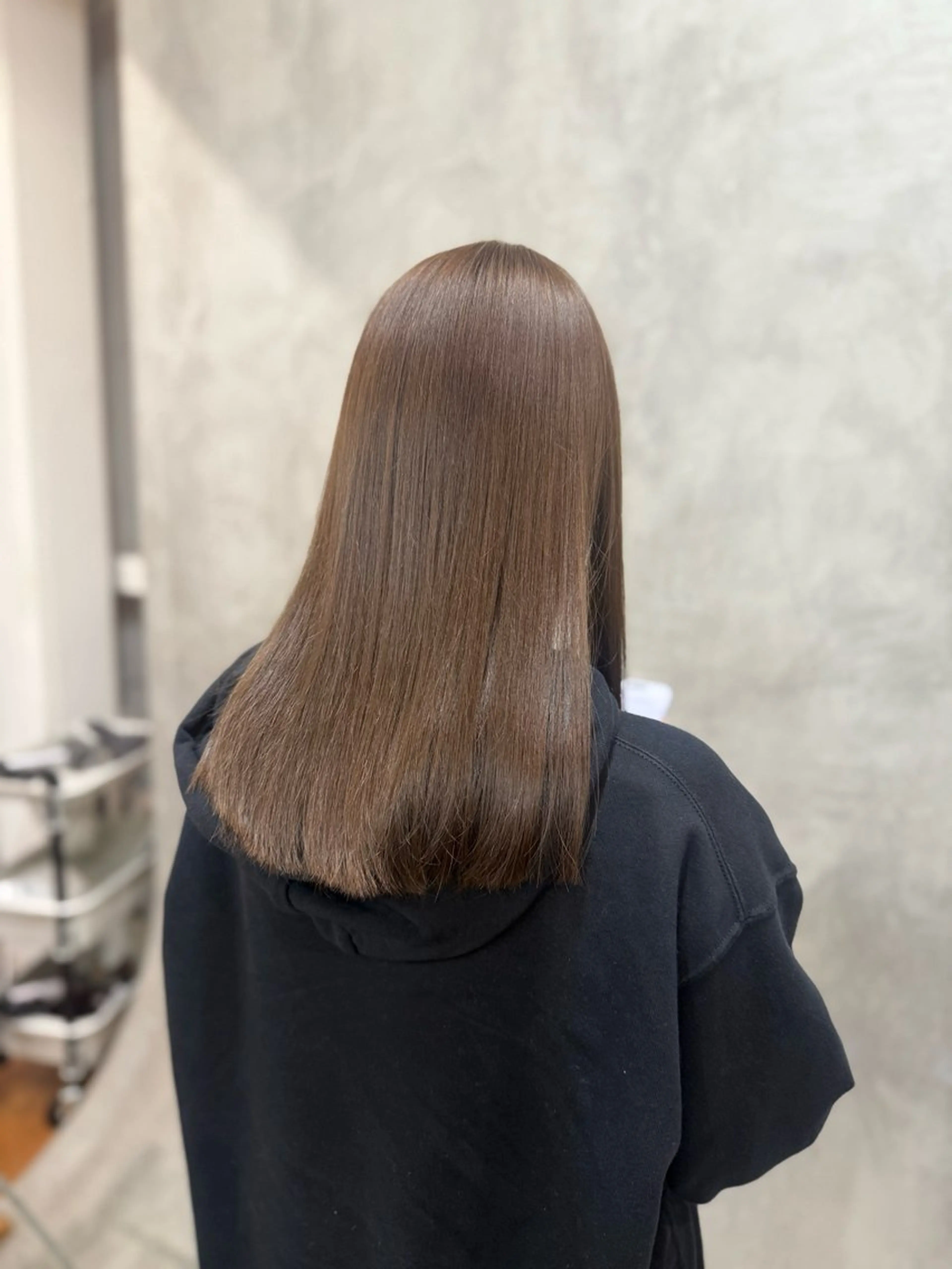 ロング カラー ベージュカラー ヘアカラー 星野 千智のヘアスタイル