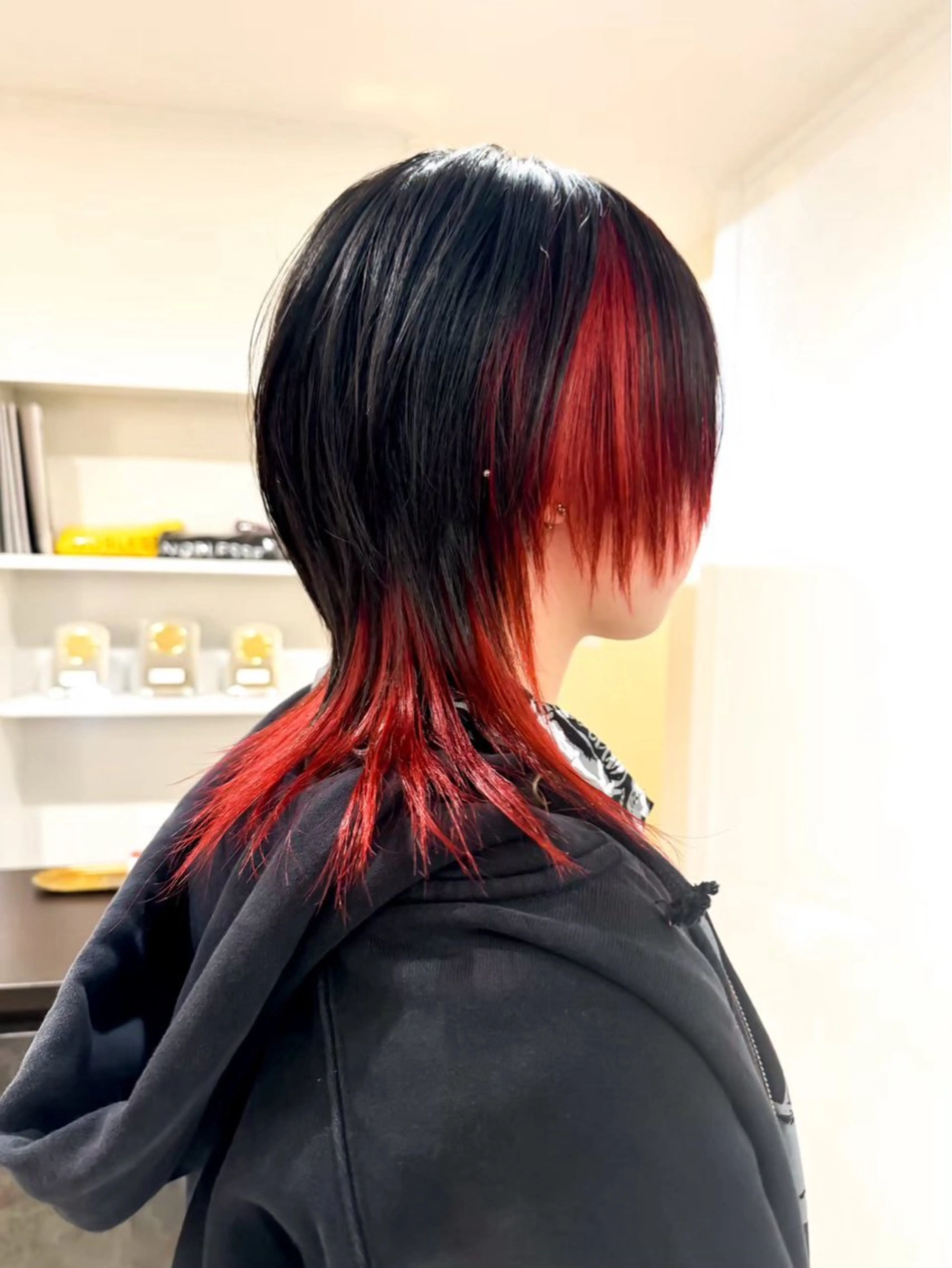 🌈似合わウルフカット＋うる艶1stepバイカルテトリートメント＋ヘアスタイリングの写真
