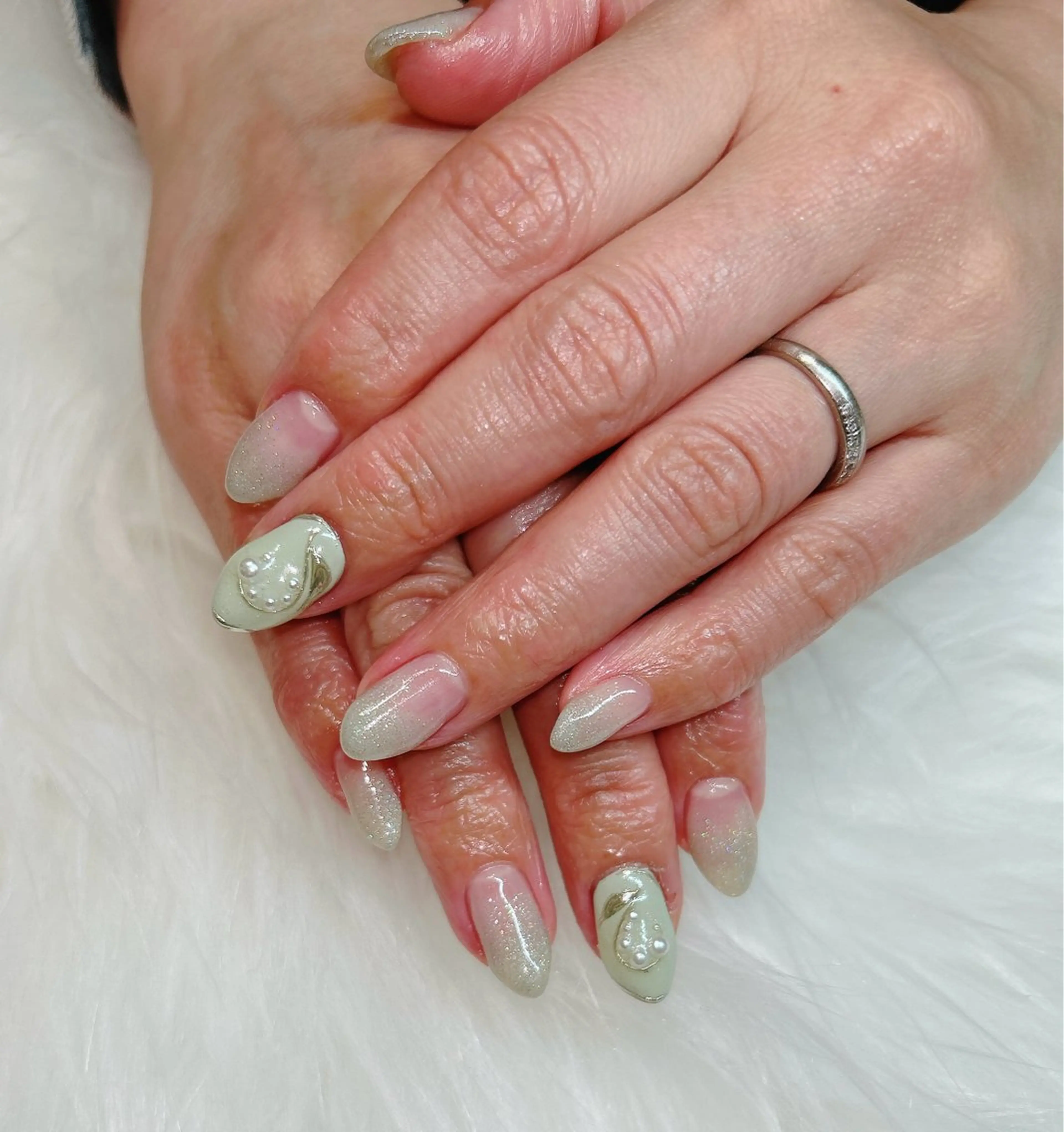 ネイル 持ち込み ハンドネイル Y′s NAILのネイルデザイン