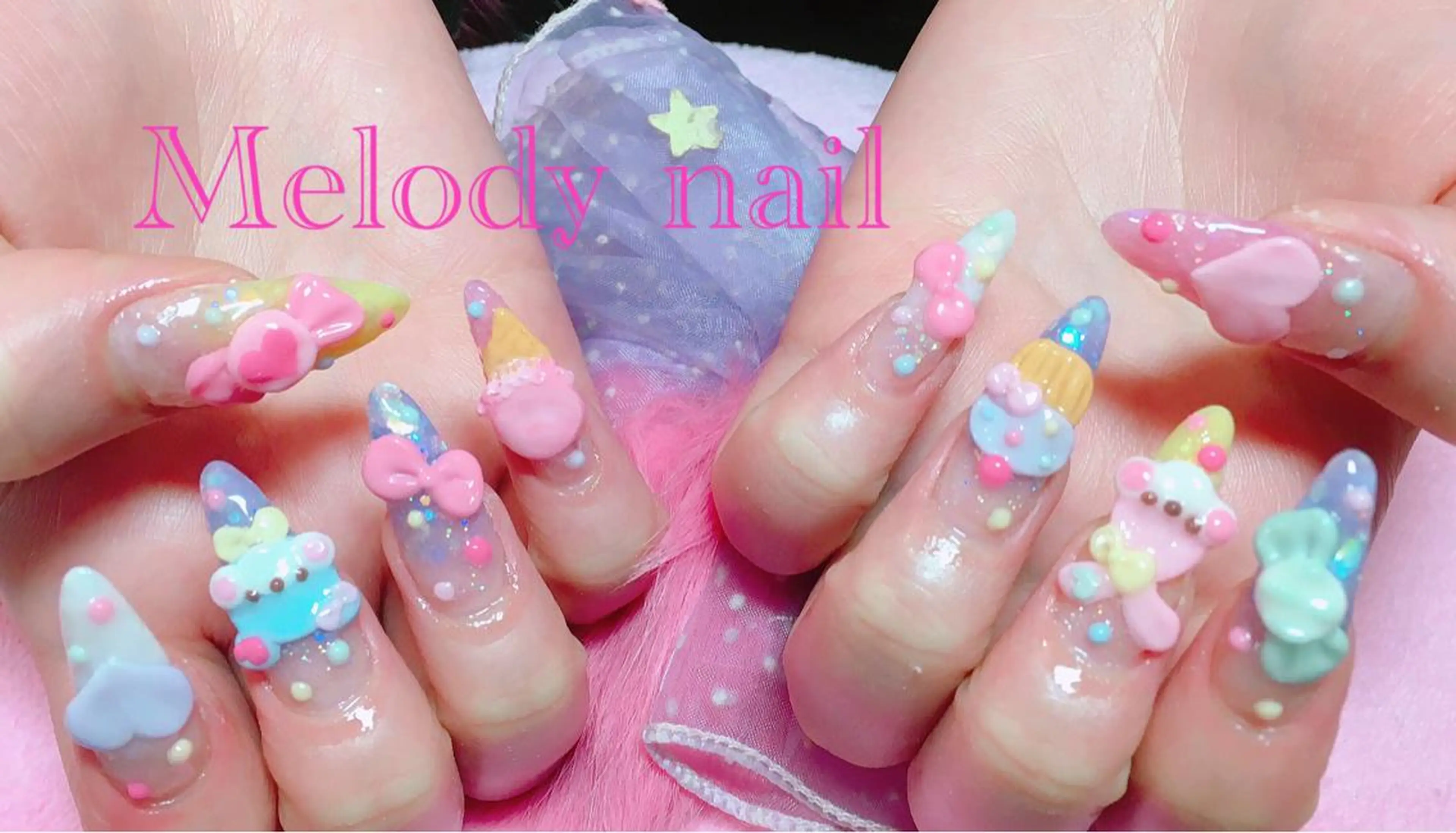 ネイル ジェルネイル Melodynail所属・Melody nailのネイルデザイン