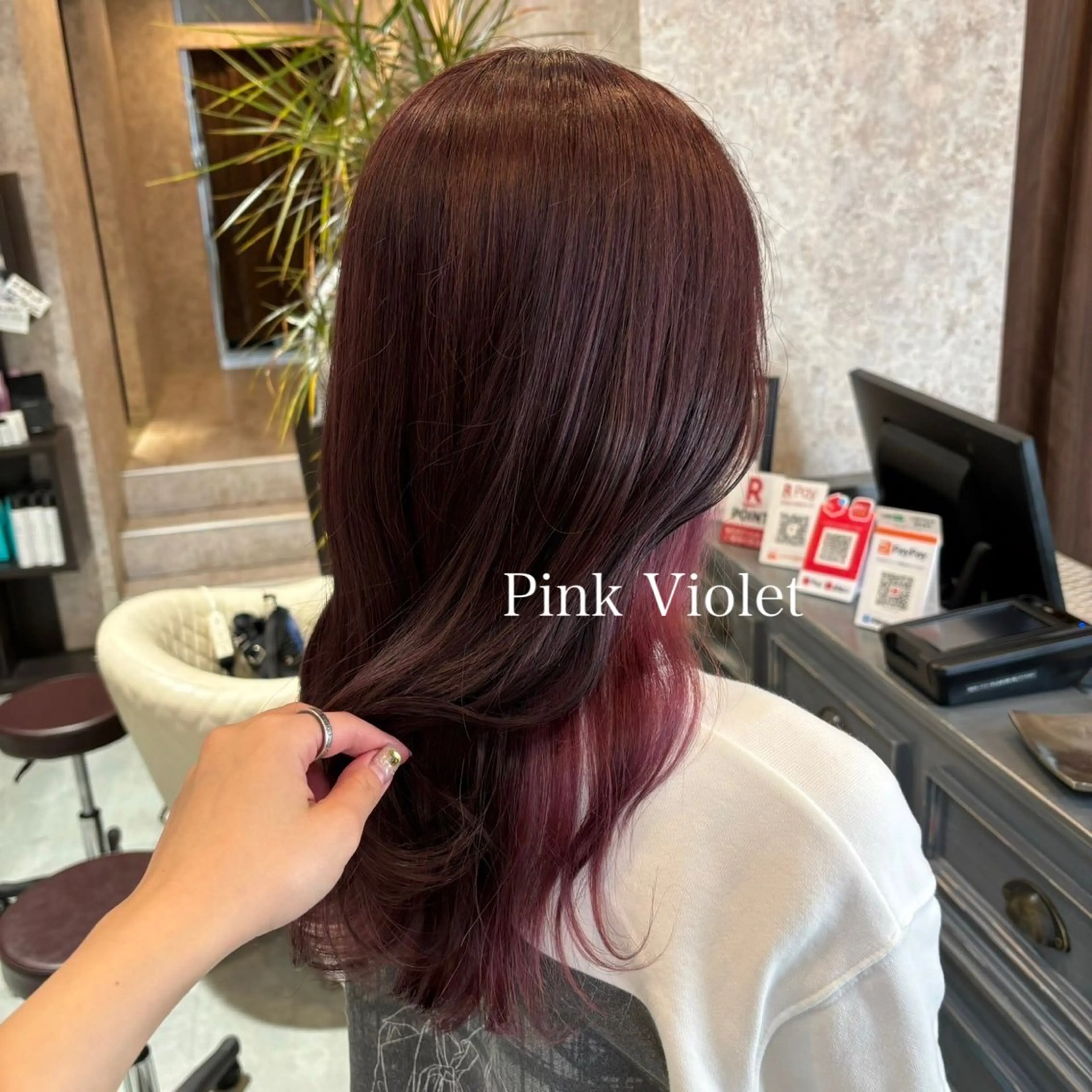 ロング カラー ブリーチ ブルーカラー ダブルカラー グラデーションカラー ハイライトカラー 💈Blanco💈 カラー&ケア🌈のヘアスタイル