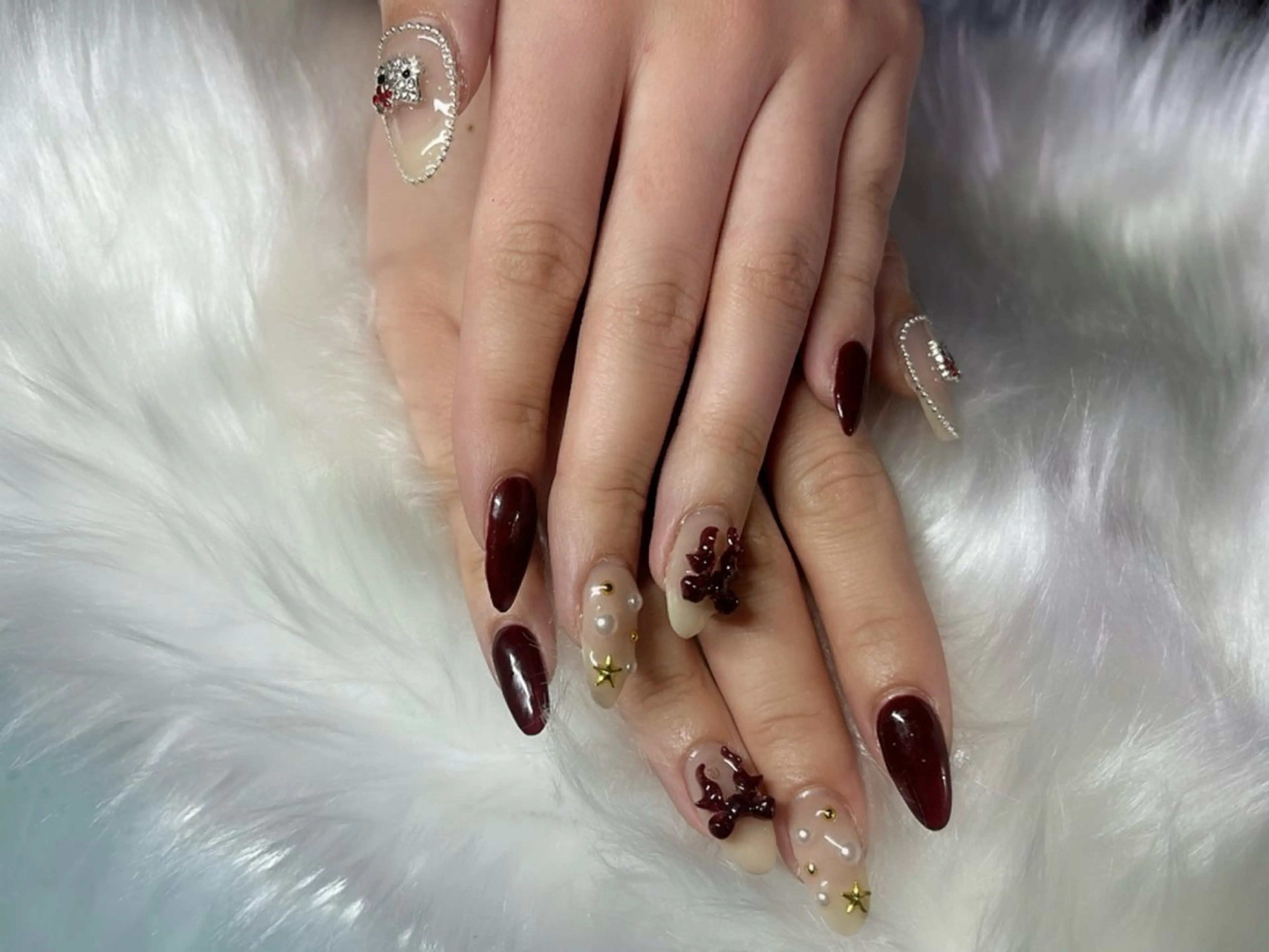 ネイル 冬ネイル nailsalon STYLE.所属・🍯 RIOのネイルデザイン