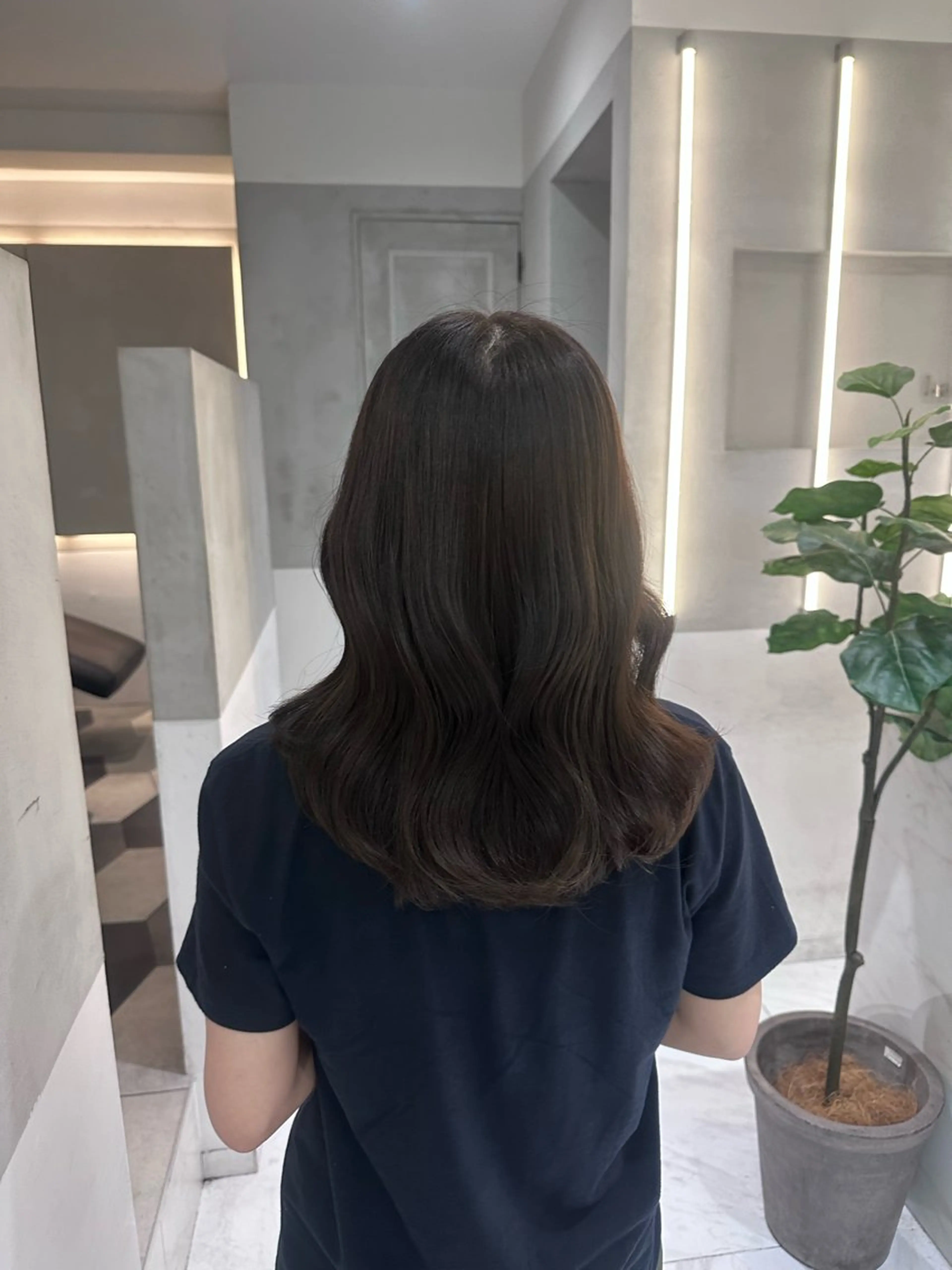 セミロング メンズ/艶カラー Rino🎀のヘアスタイル