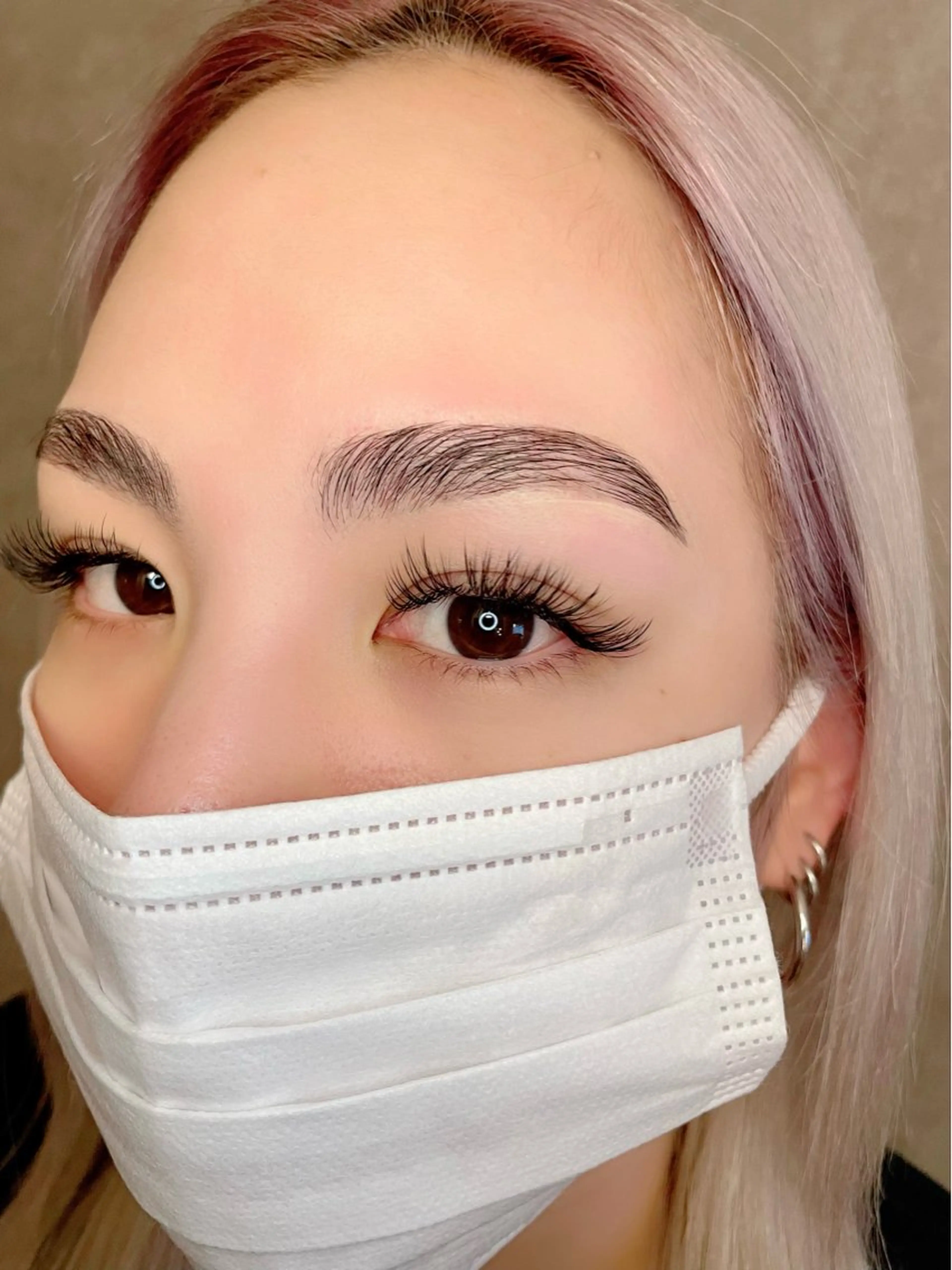 アイブロウ ハリウッドブロウリフト マツエク YUNIKO eyelashのマツエク・マツパデザイン