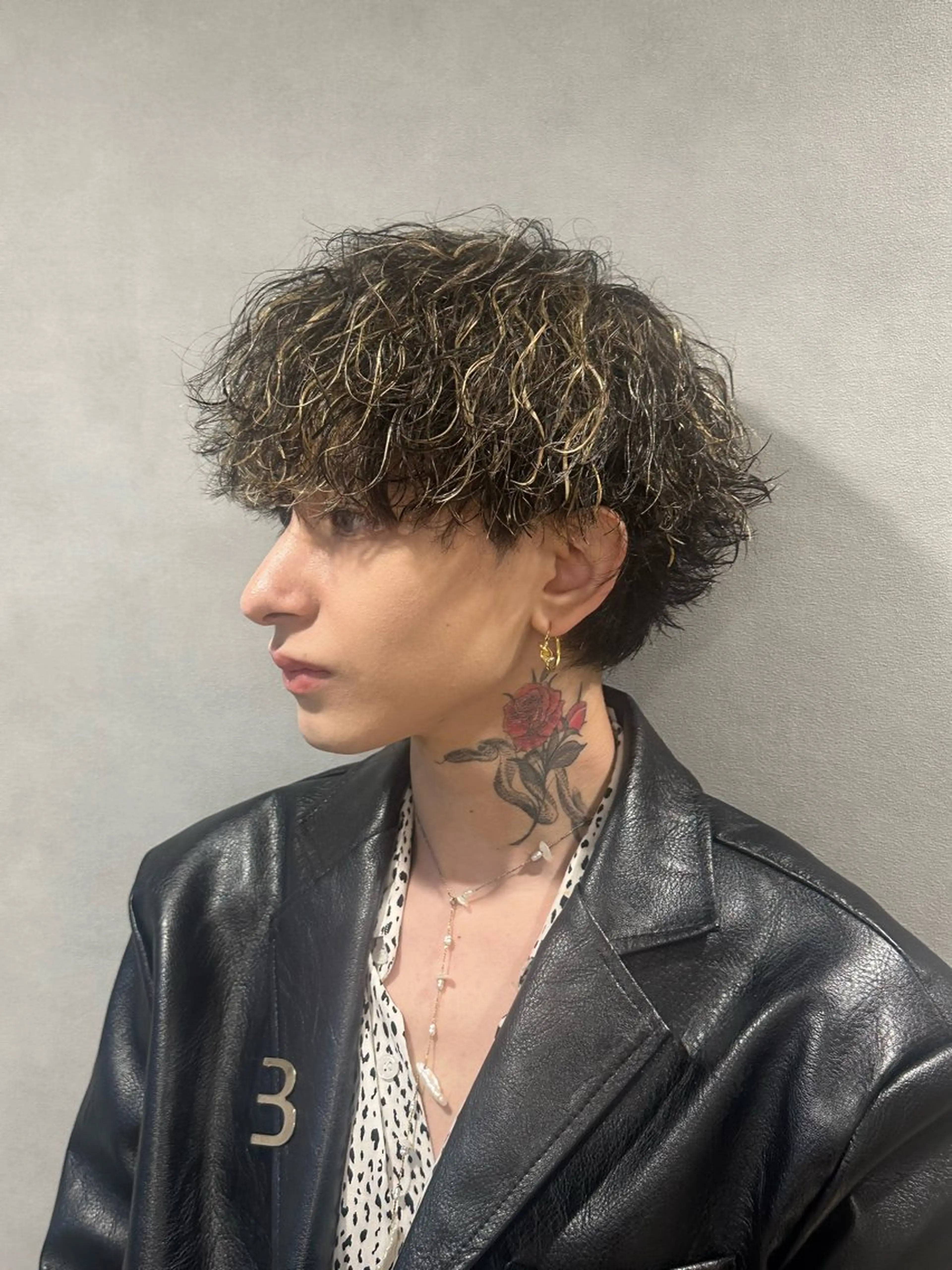 カラー パーマ メンズ 33〖SASA〗大阪店所属・西野 翔太のヘアスタイル
