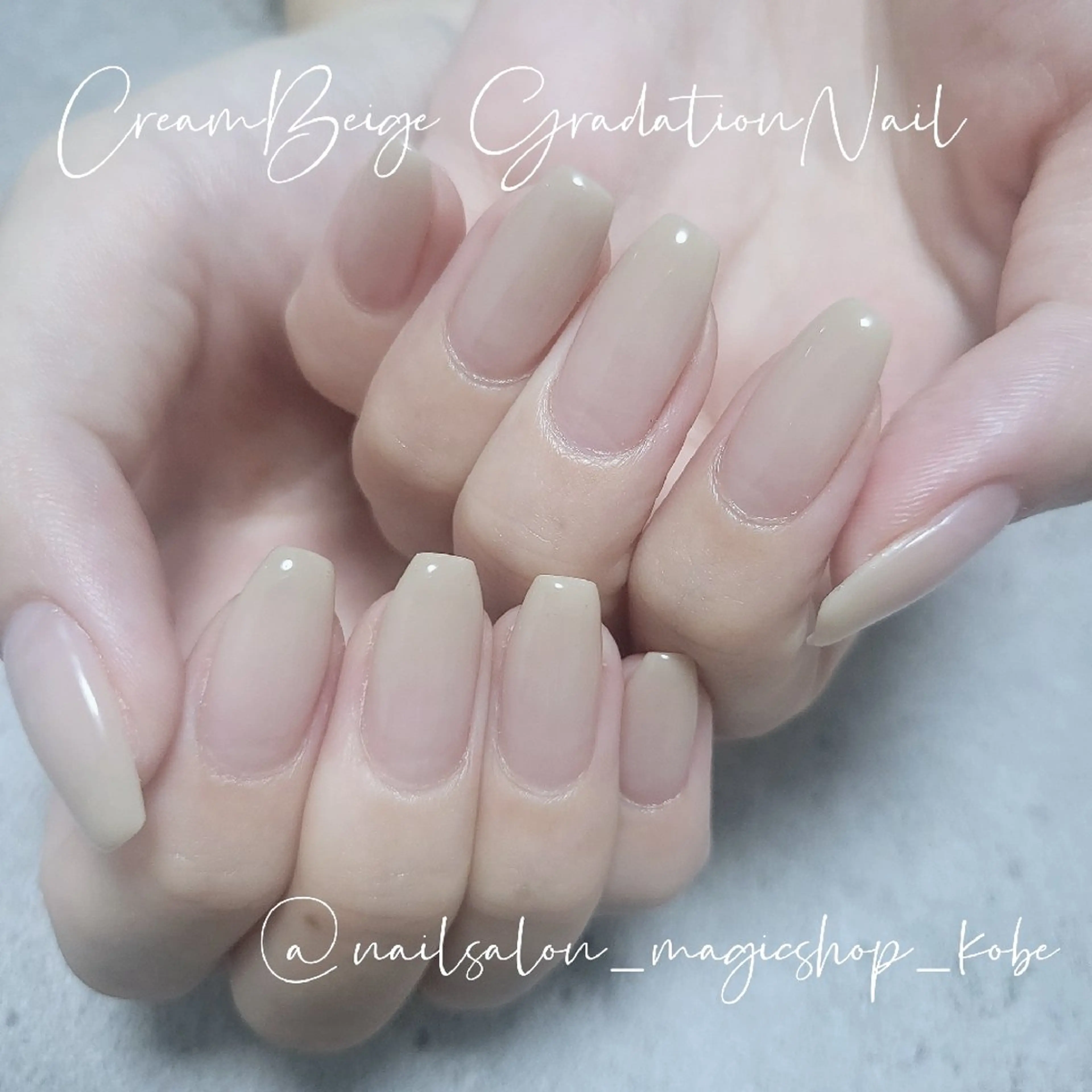 ネイル ジェルネイル グラデーション ソフトジェル ハンドネイル Nailsalon MagicShopのネイルデザイン