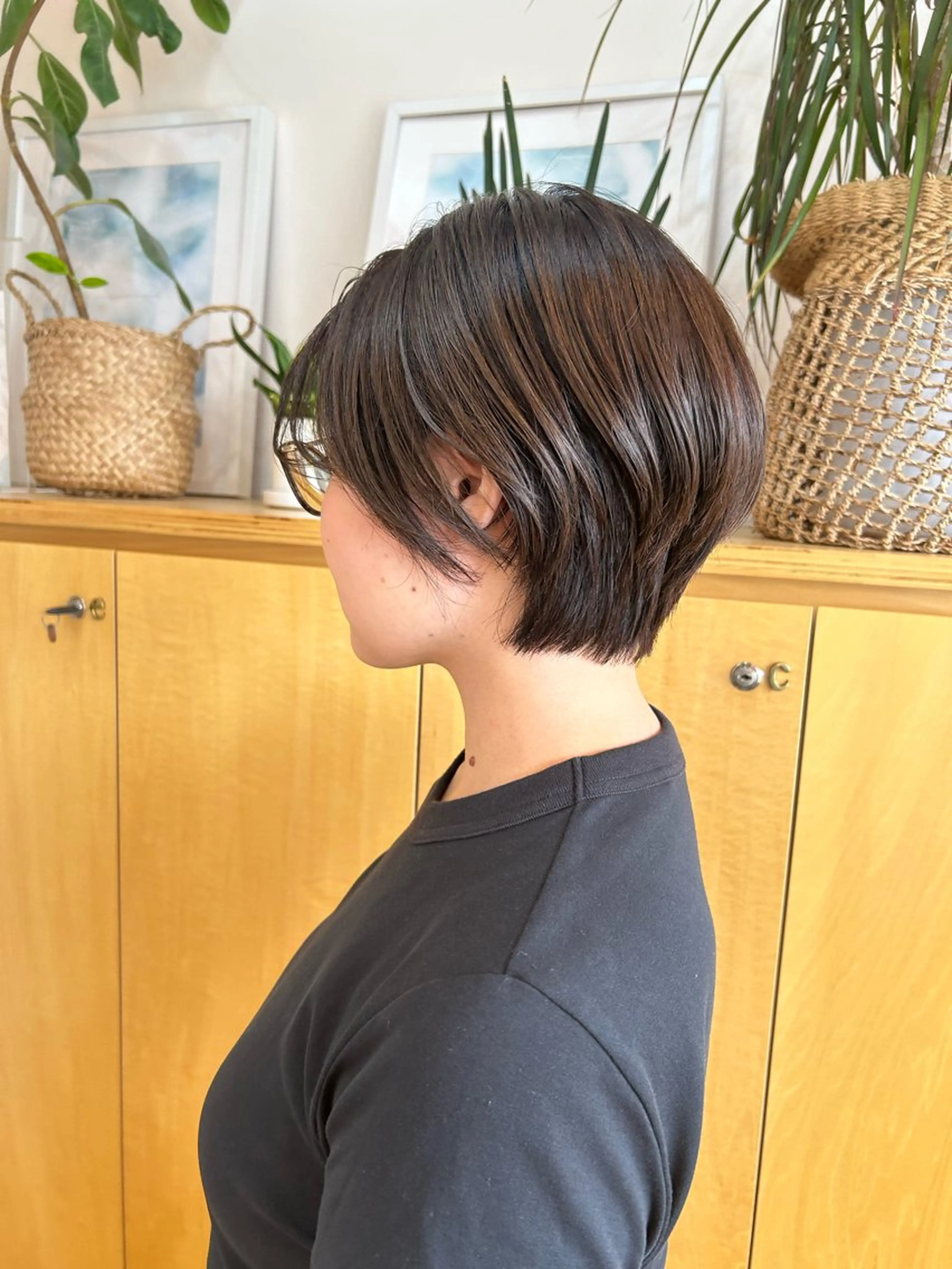 ショート ente im所属・上田 文香のヘアスタイル