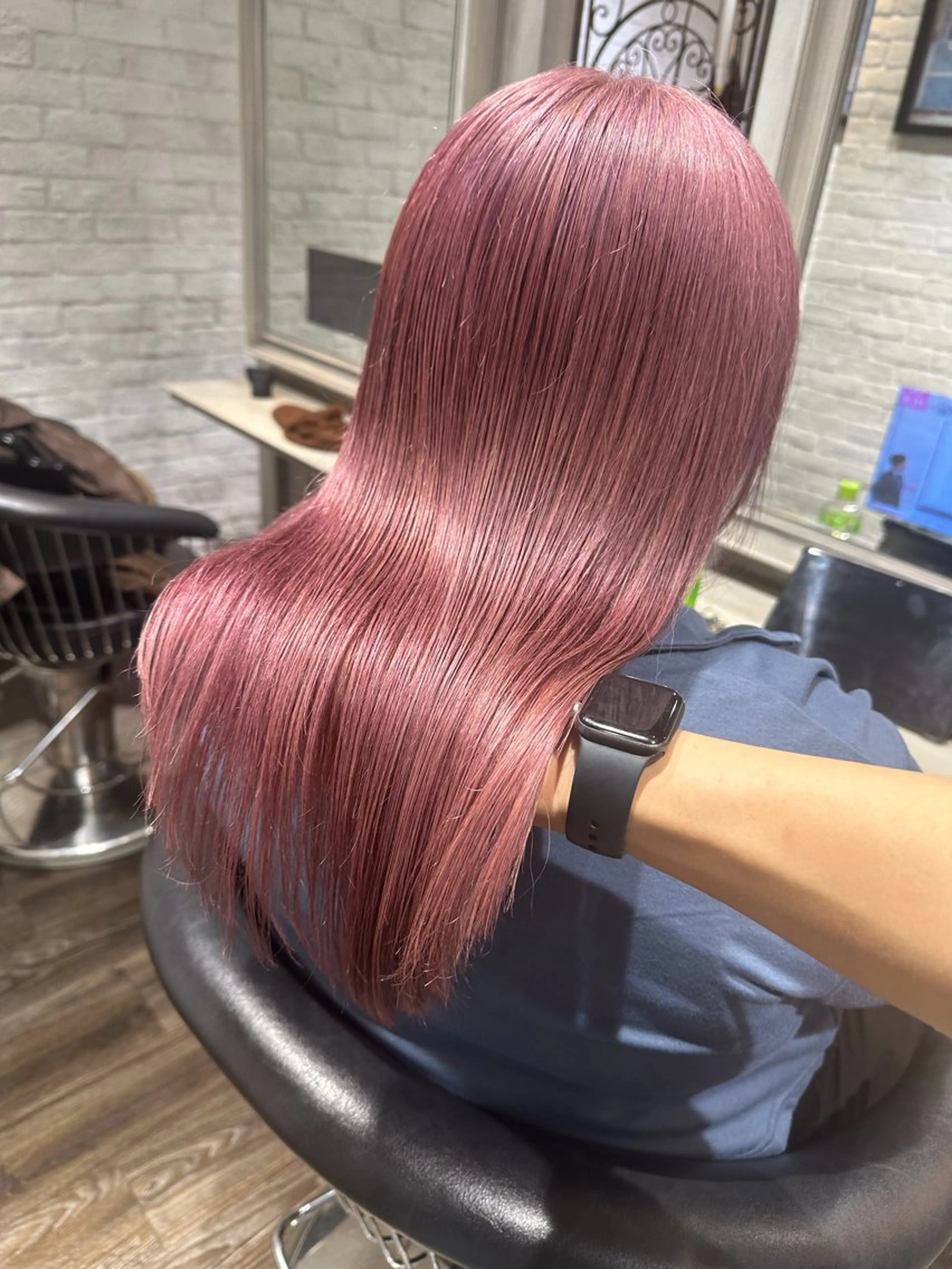 セミロング ハイトーン/渋谷 かわいみきとのヘアスタイル