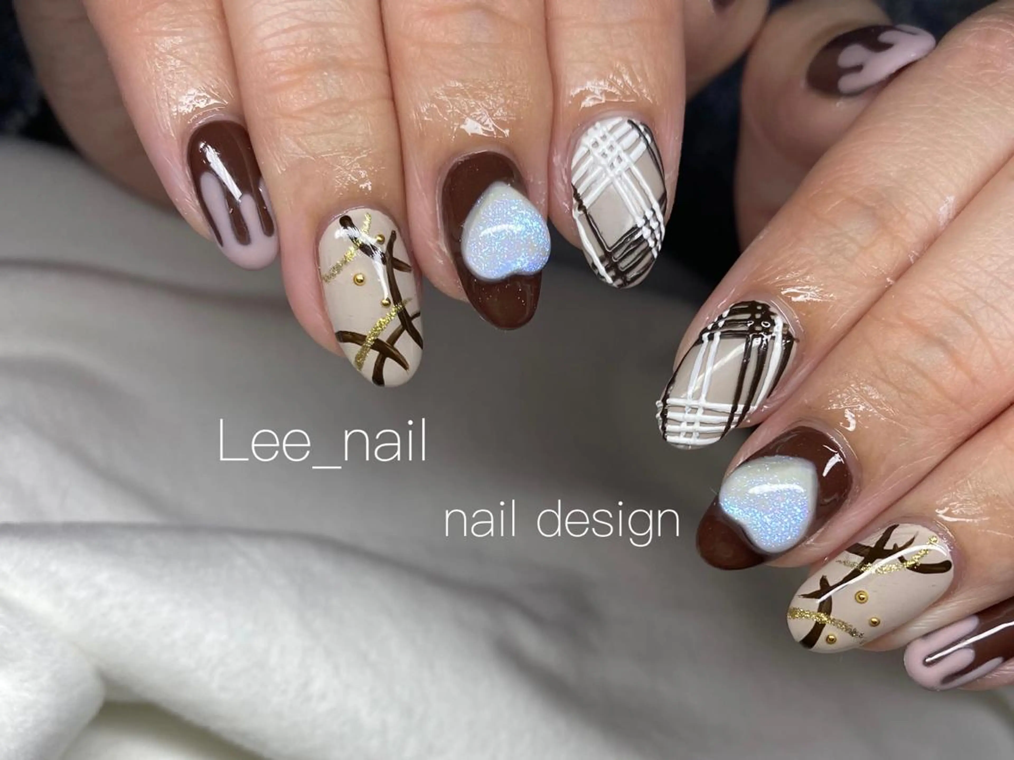 ネイル バレンタイン ハンドネイル Lee_ nailのネイルデザイン