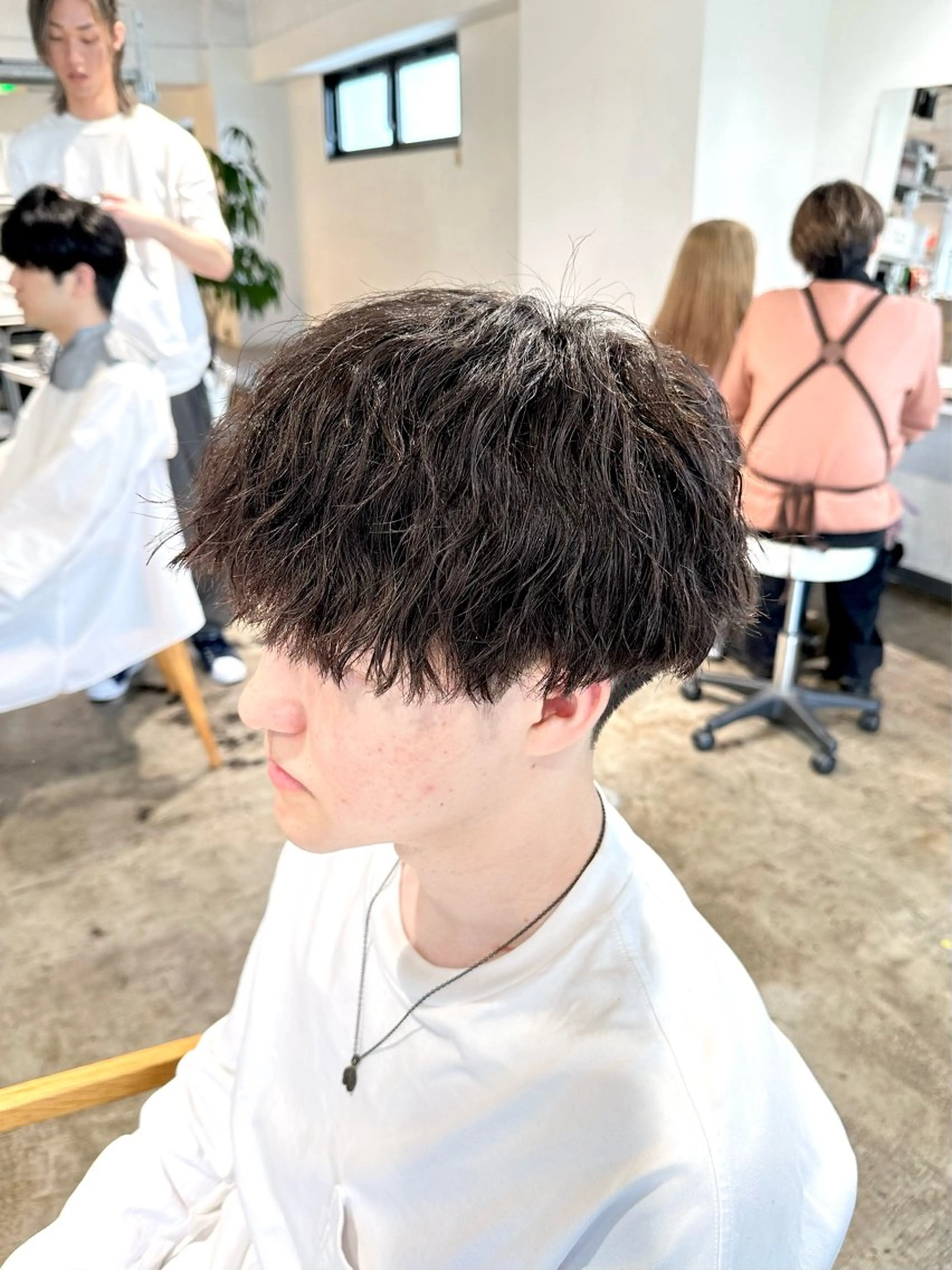パーマ メンズ メンズパーマ カット パーマ トリートメント 骨格補正施術/メンズ 専門美容師/YUYAのヘアスタイル