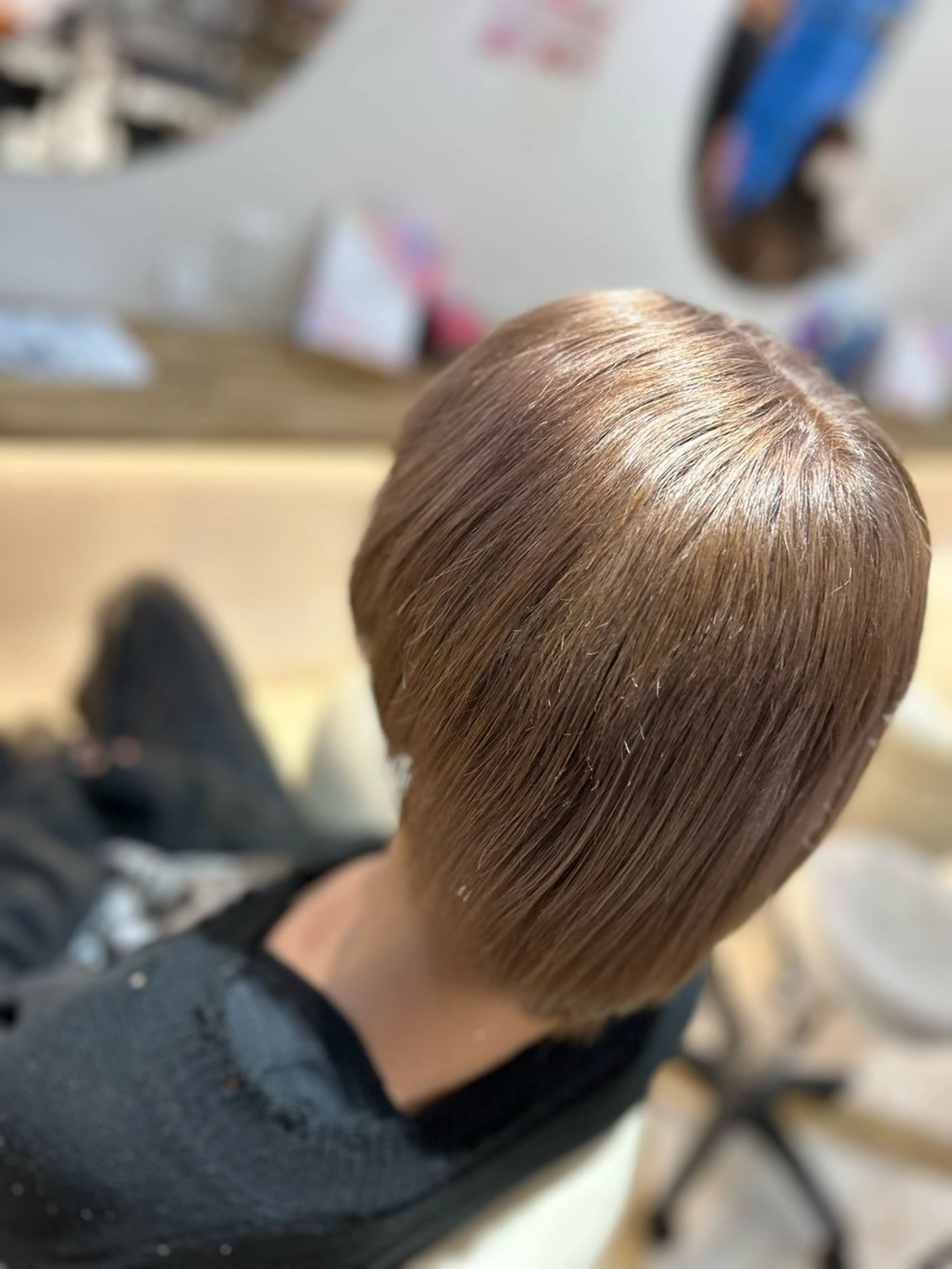 ミディアム カット ヘアカラー トリートメント 🫧Agu gina /Yusei🦋のヘアスタイル