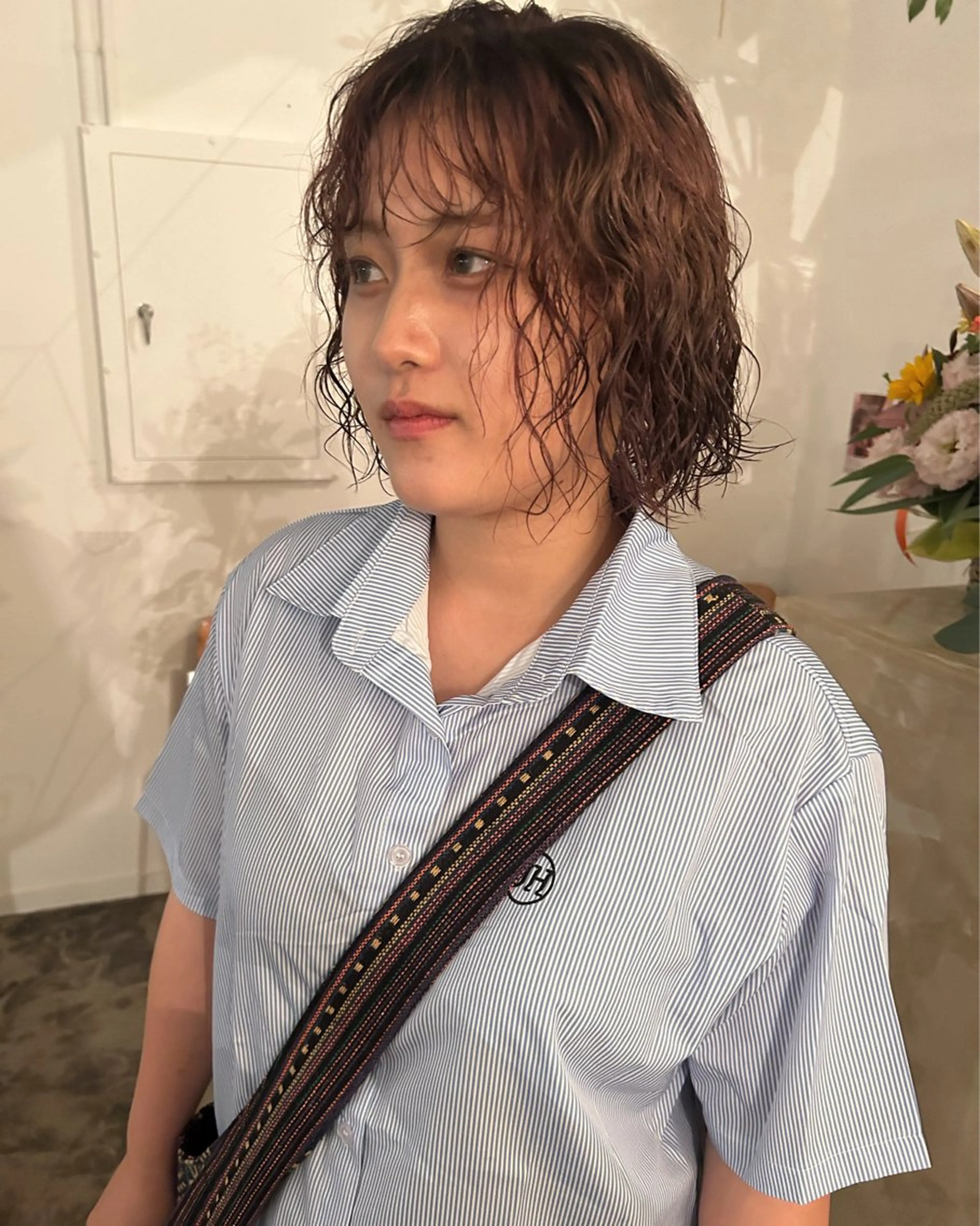 カラー パーマ 原 瑞希のヘアスタイル